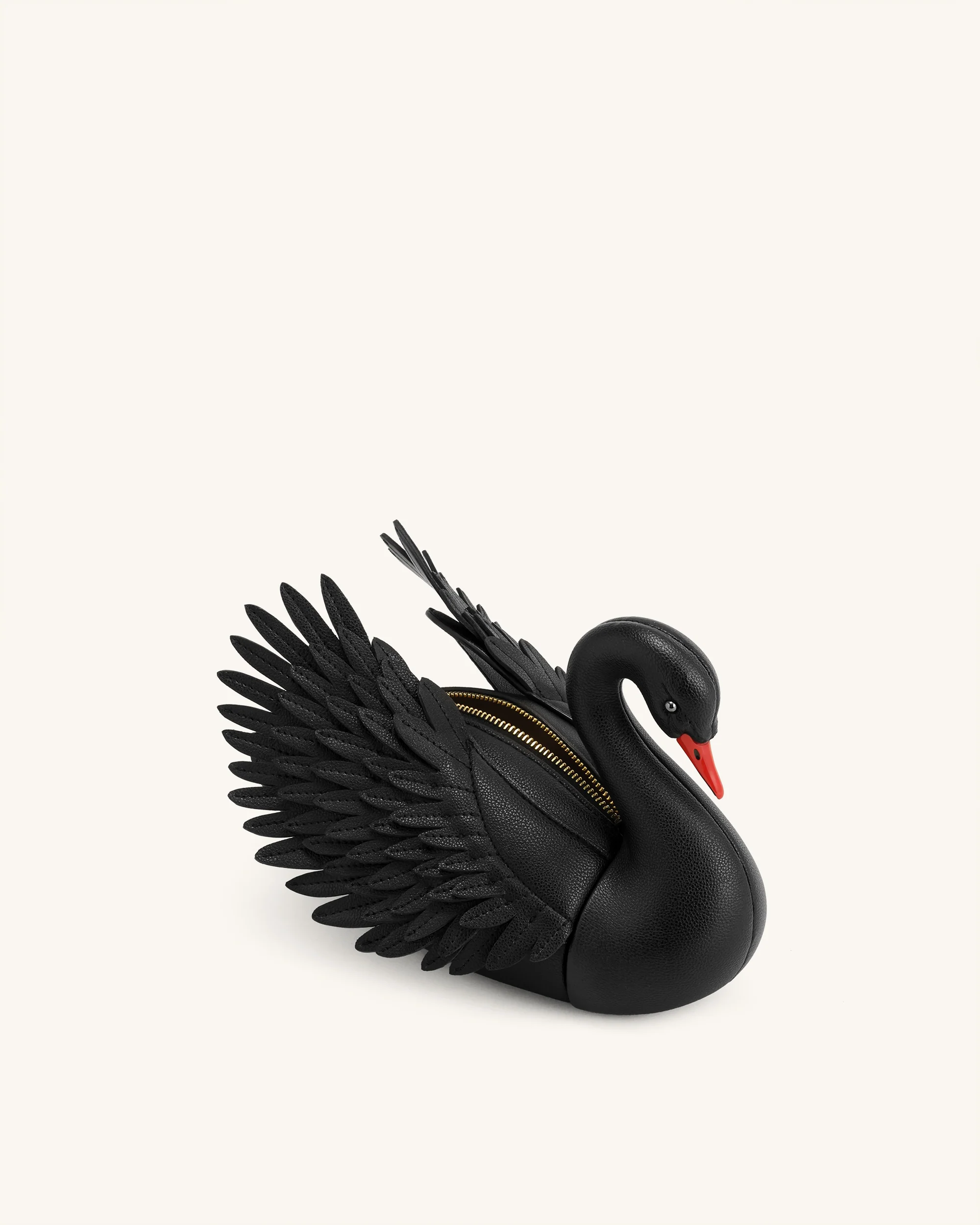 Alani Swan Shaped Crossbody Bag - Black - Image 4