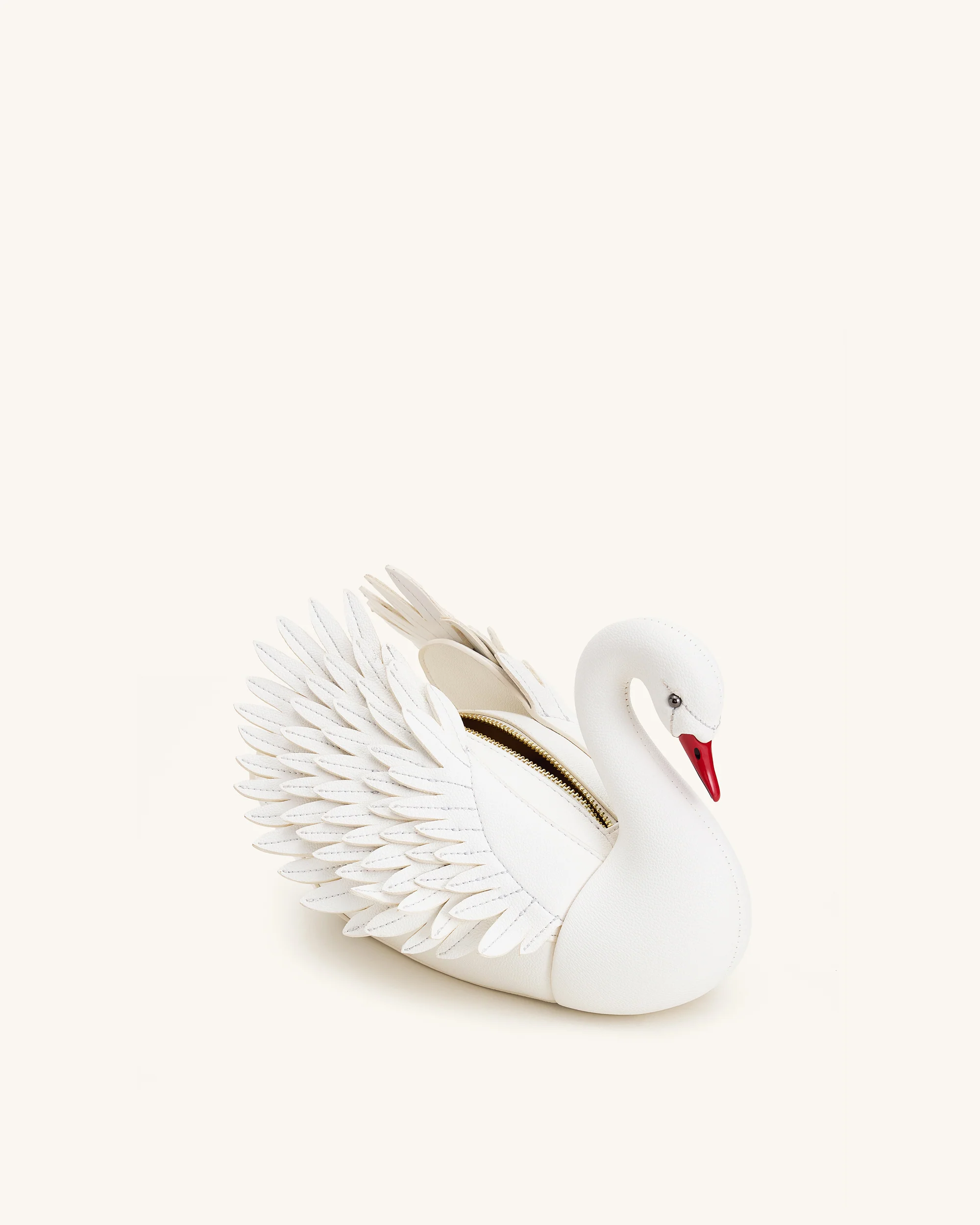 Alani Swan Shaped Crossbody Bag - White - Image 4