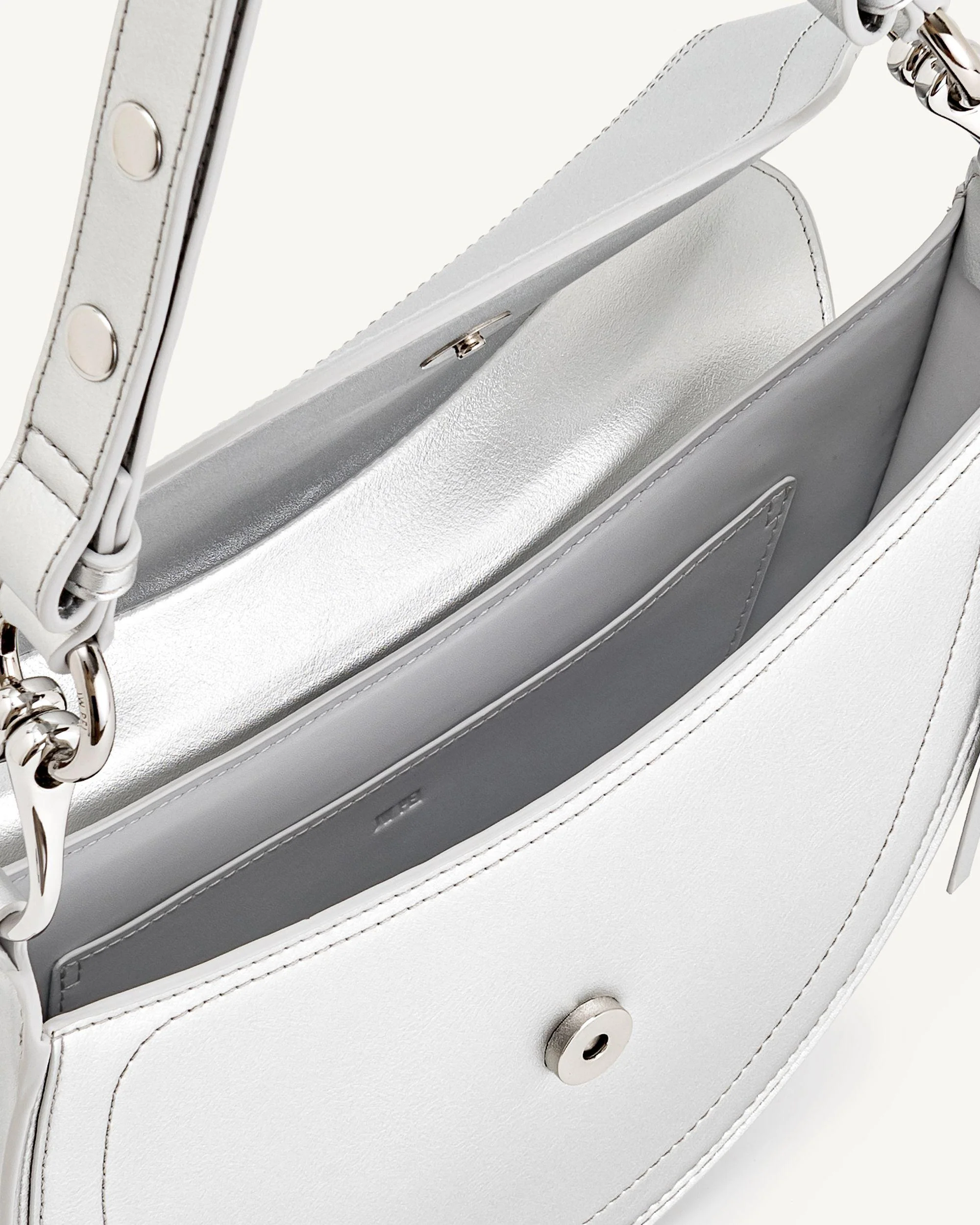 Ashlie Crossbody Bag - Silver - Image 4