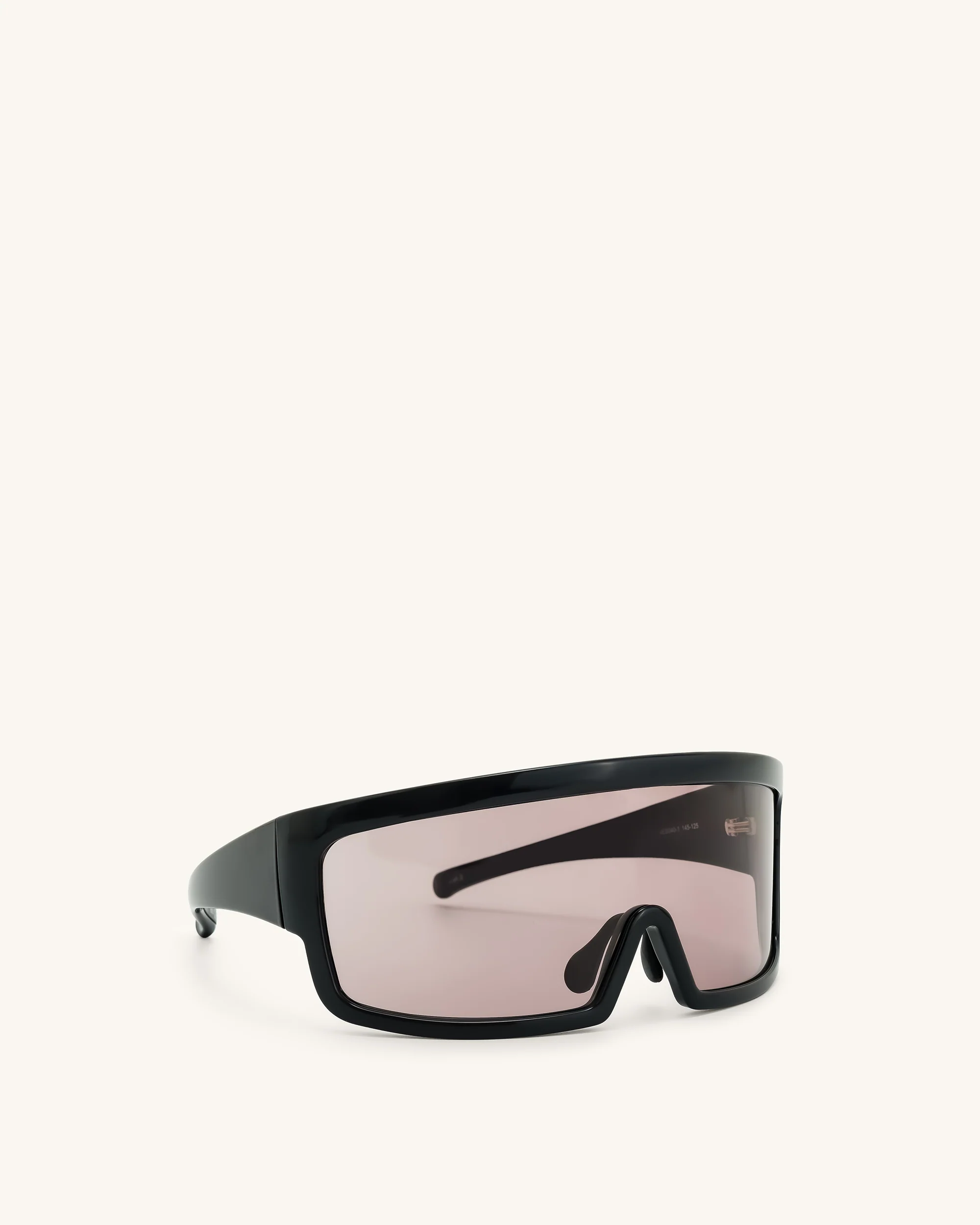 Avalynn Square Frame Sunglasses - Black - Image 3