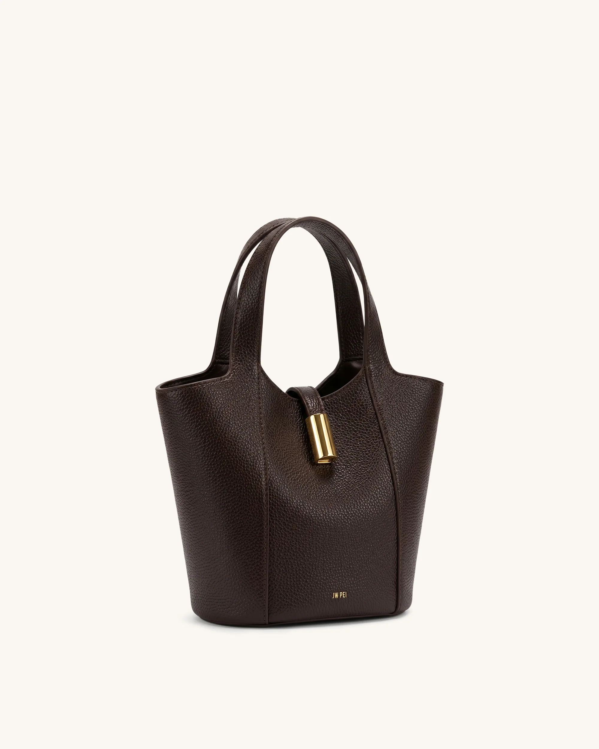 Bella Bucket Bag - Dark Brown - Image 2