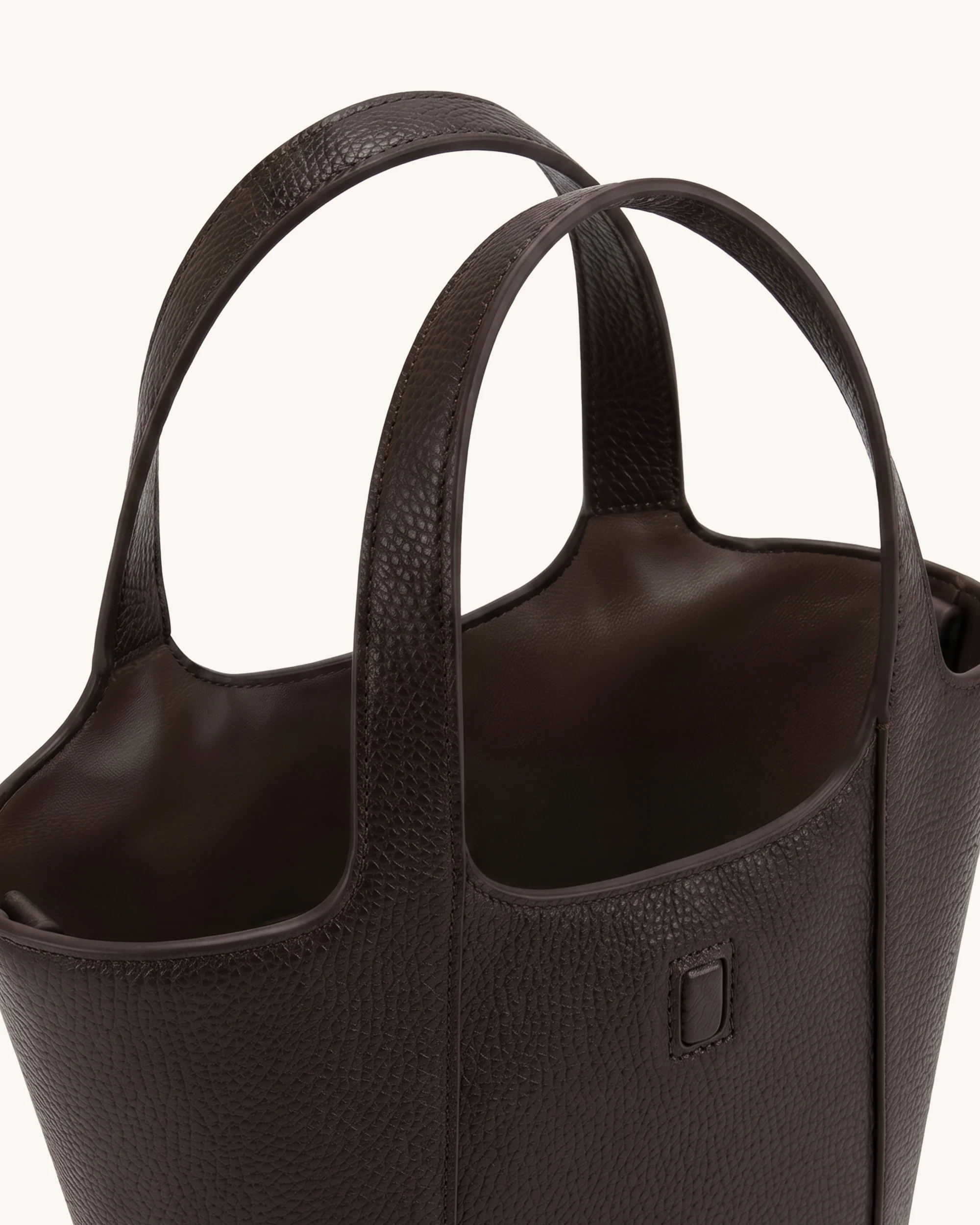 Bella Bucket Bag - Dark Brown - Image 4