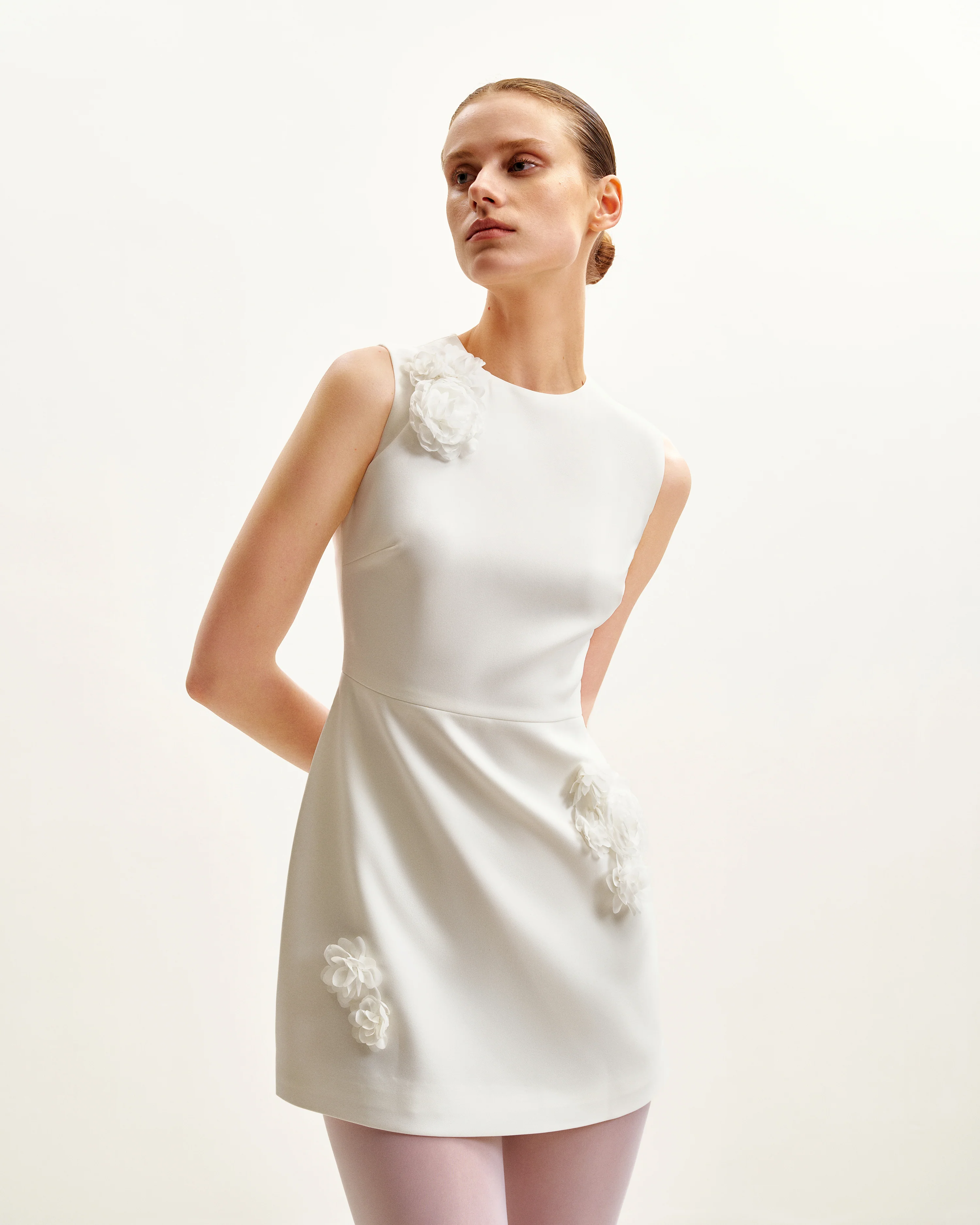 Blooming Beauty Evening Dress - White - Image 2