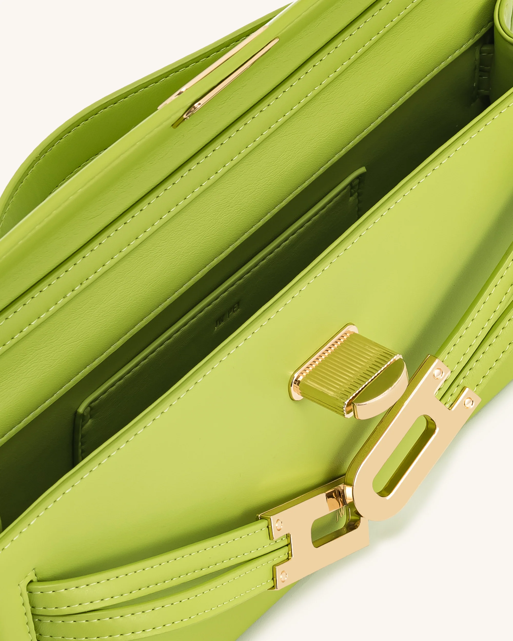 Bria Structured Top Handle Bag - Green - Image 5