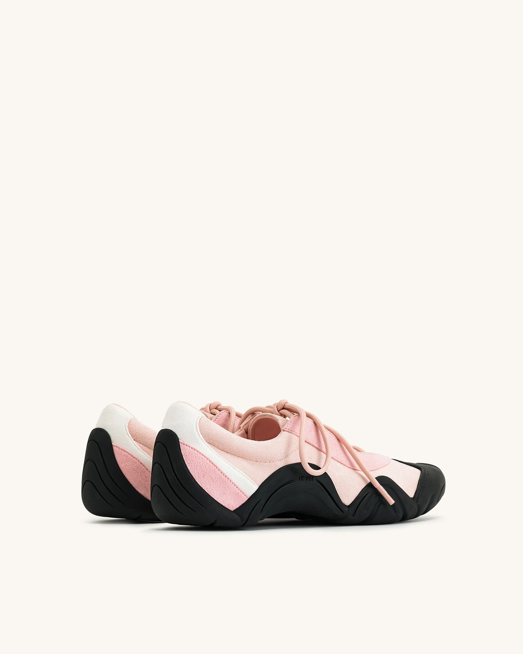 Caitlin Lace-up Ballerina Sneakers - Pink - Image 4