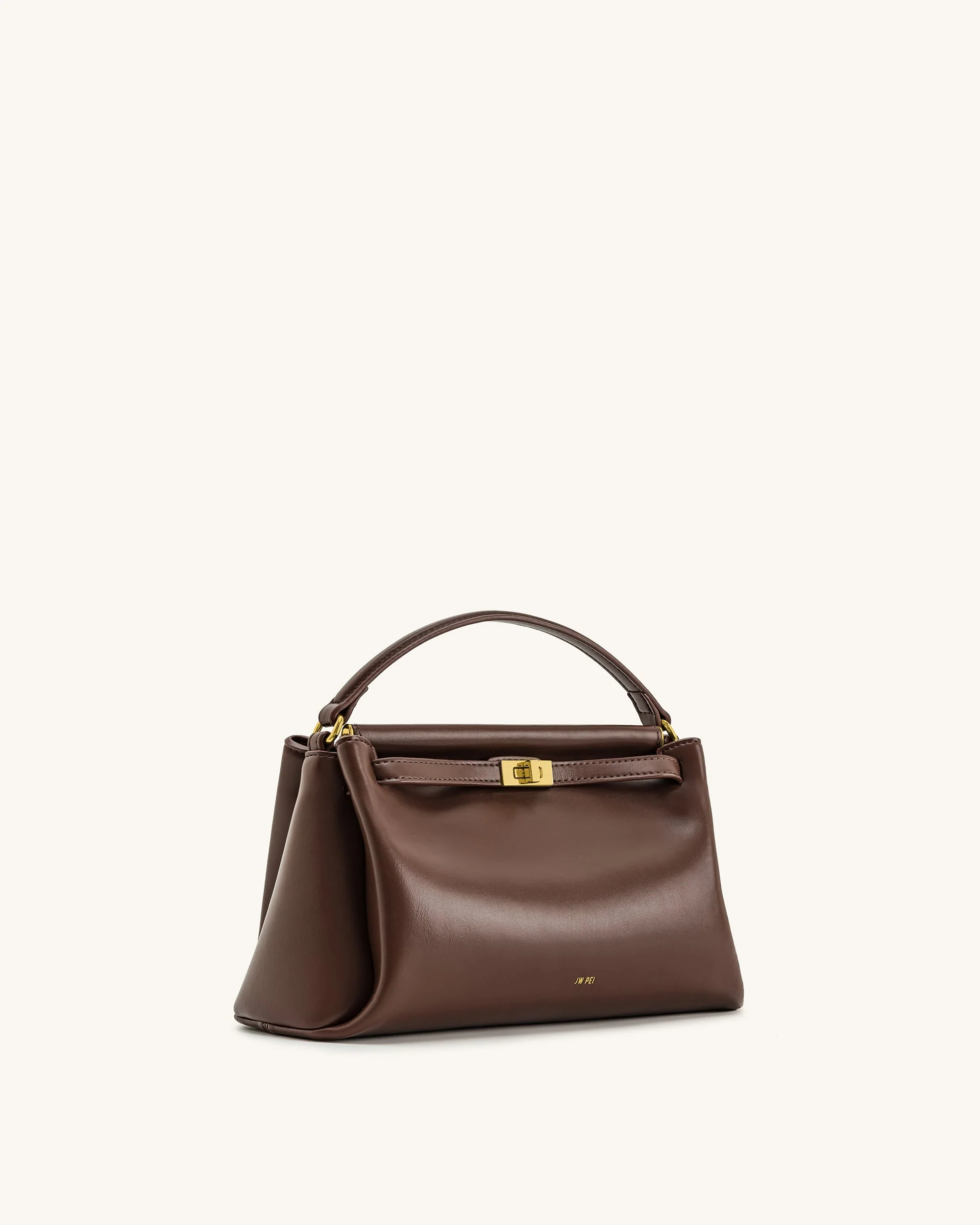 Carmen Top Handle Bag - Reddish Brown - Image 3