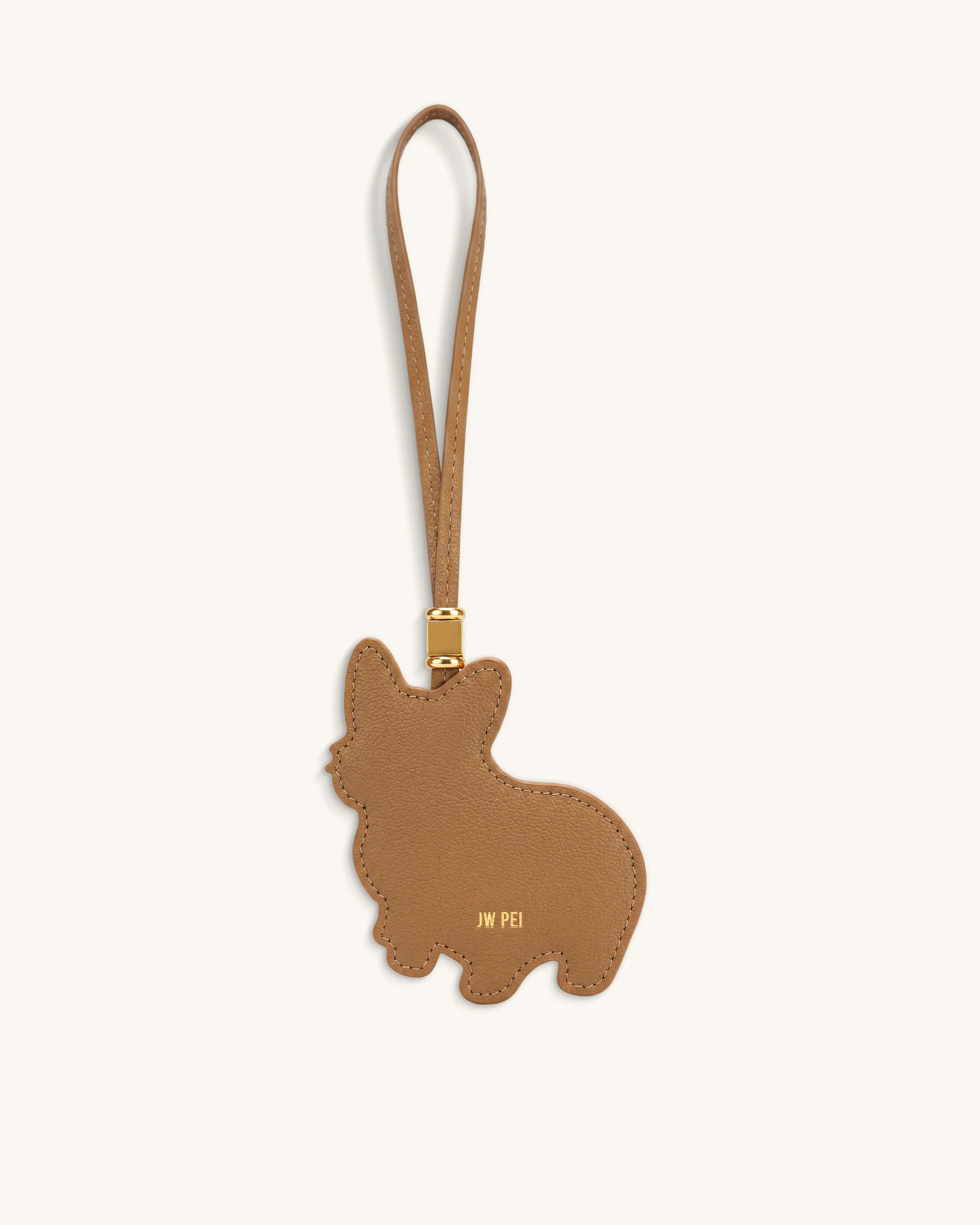 Corgi Bag Charm - Tan Multi - Image 4