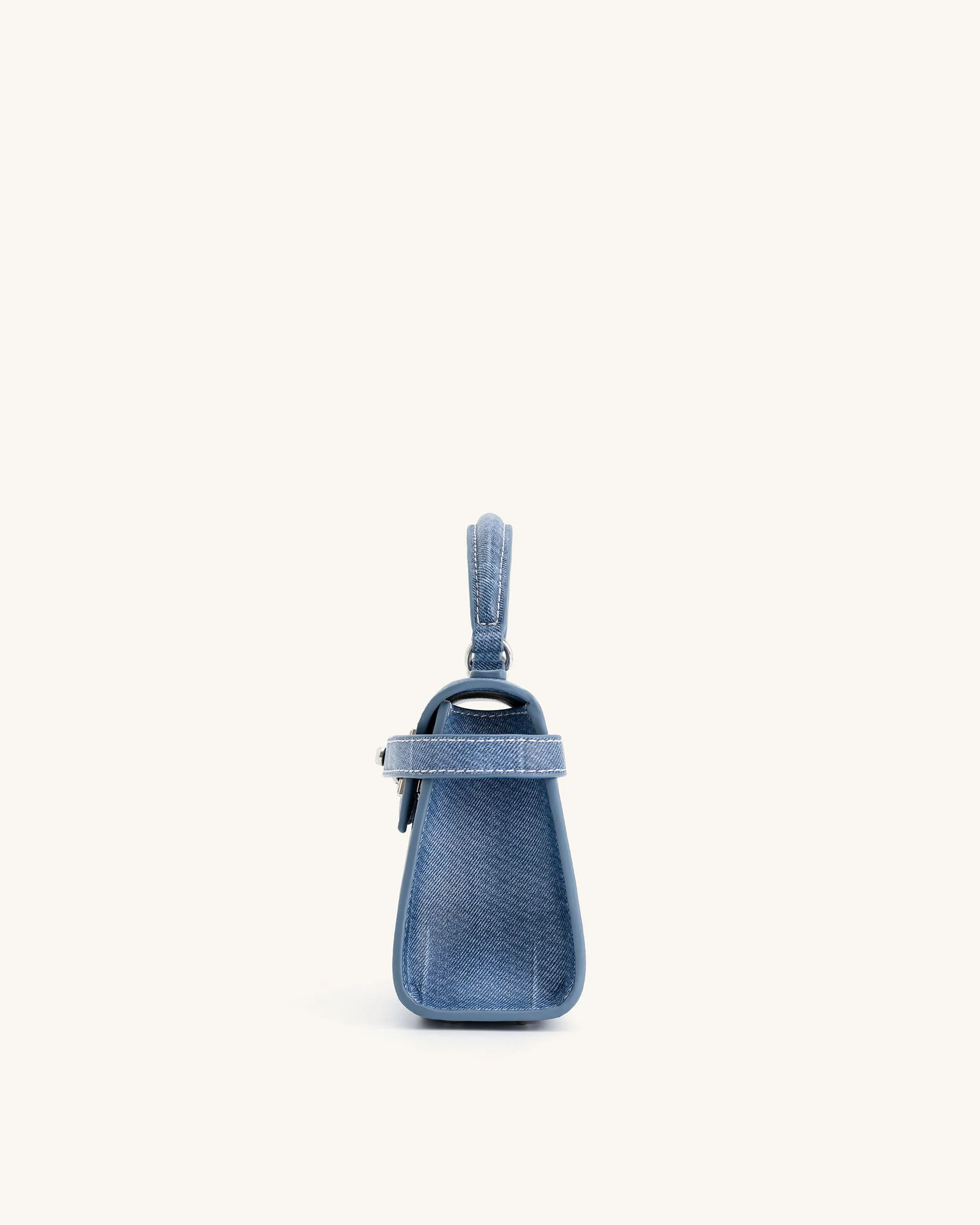 Elise Top Handle Bag - Blue - Image 4