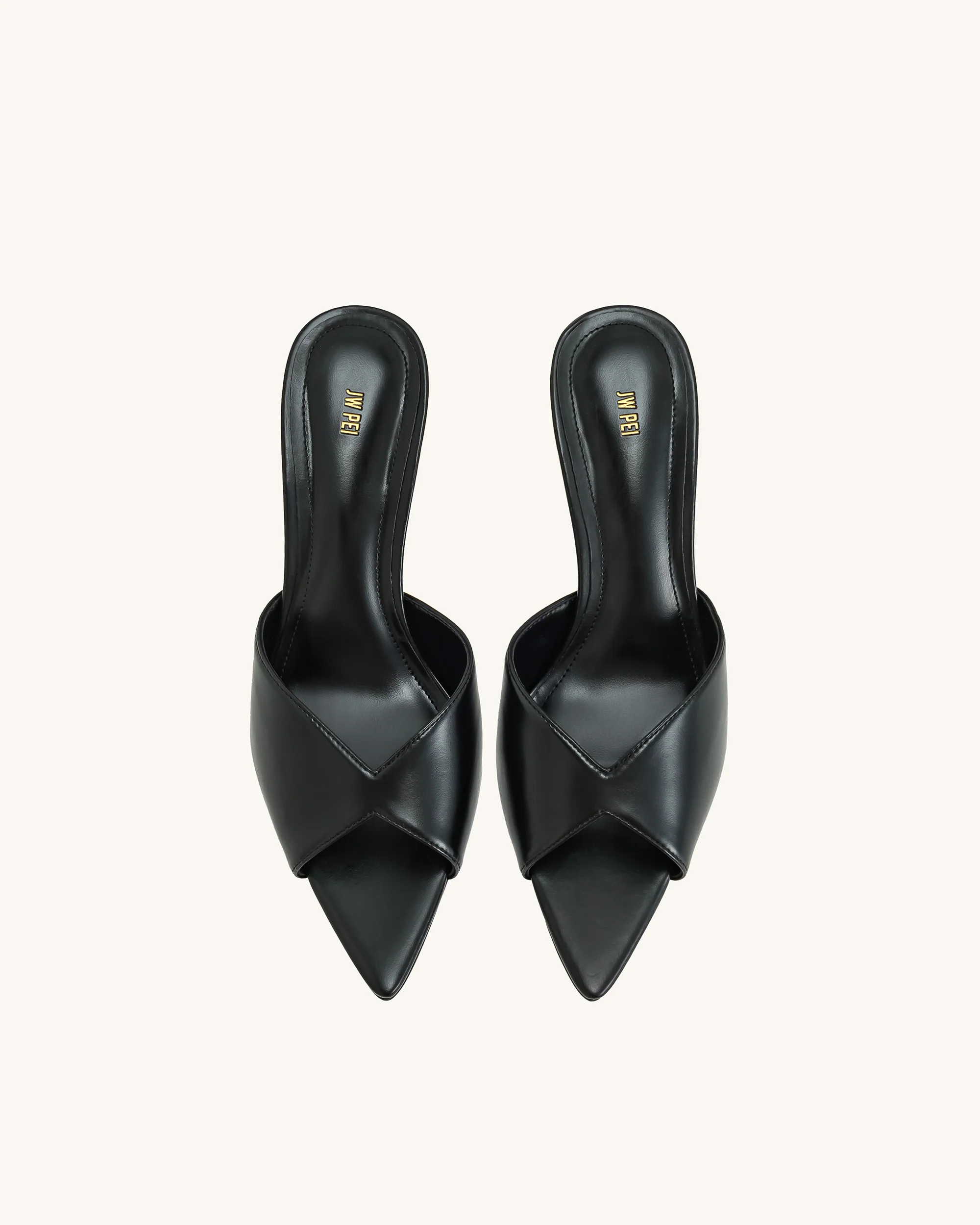 Ellie Sphere Heel Mules - Black - Image 4