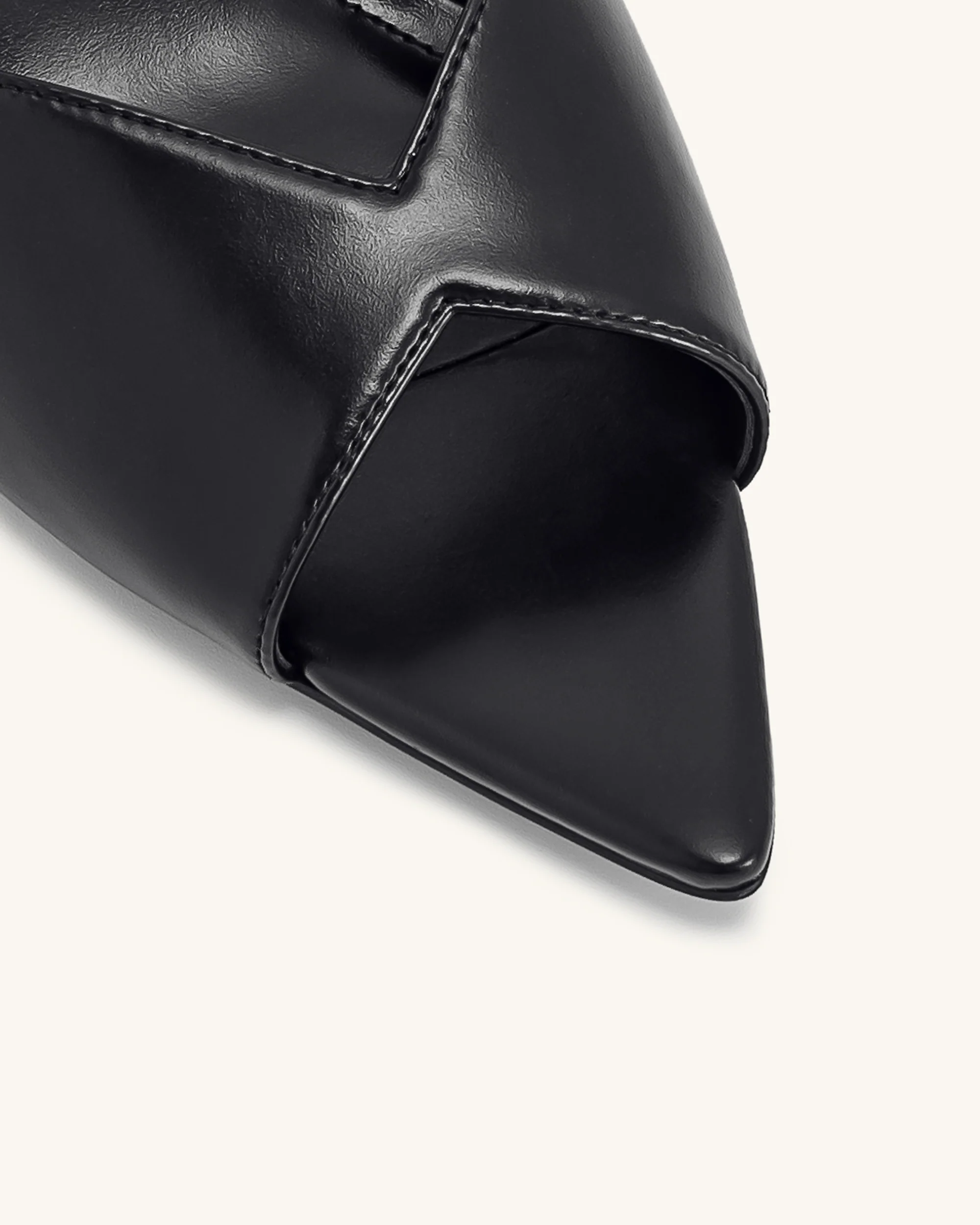 Ellie Sphere Heel Mules - Black - Image 6
