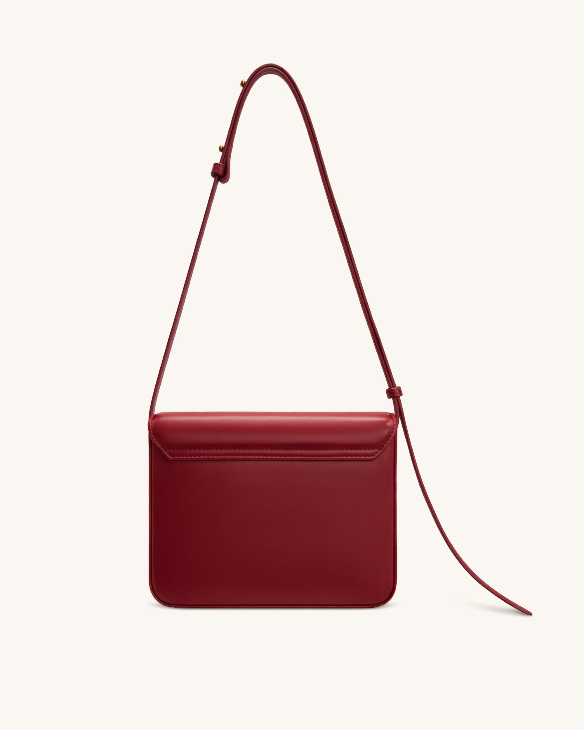 Evania Lock Shoulder Bag - Red - Image 3