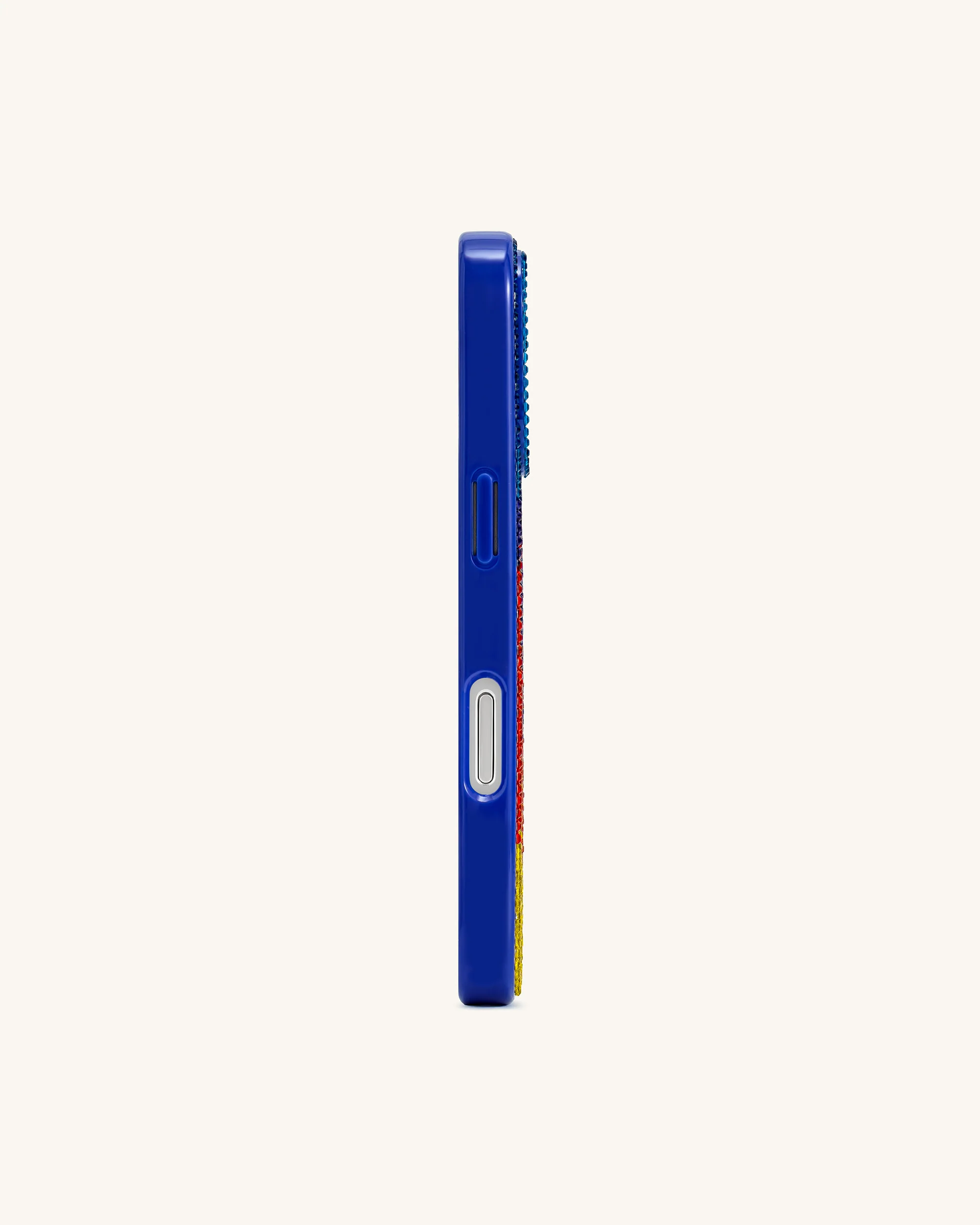Flame Pattern Phone Case - Multicolor Blue - Image 3