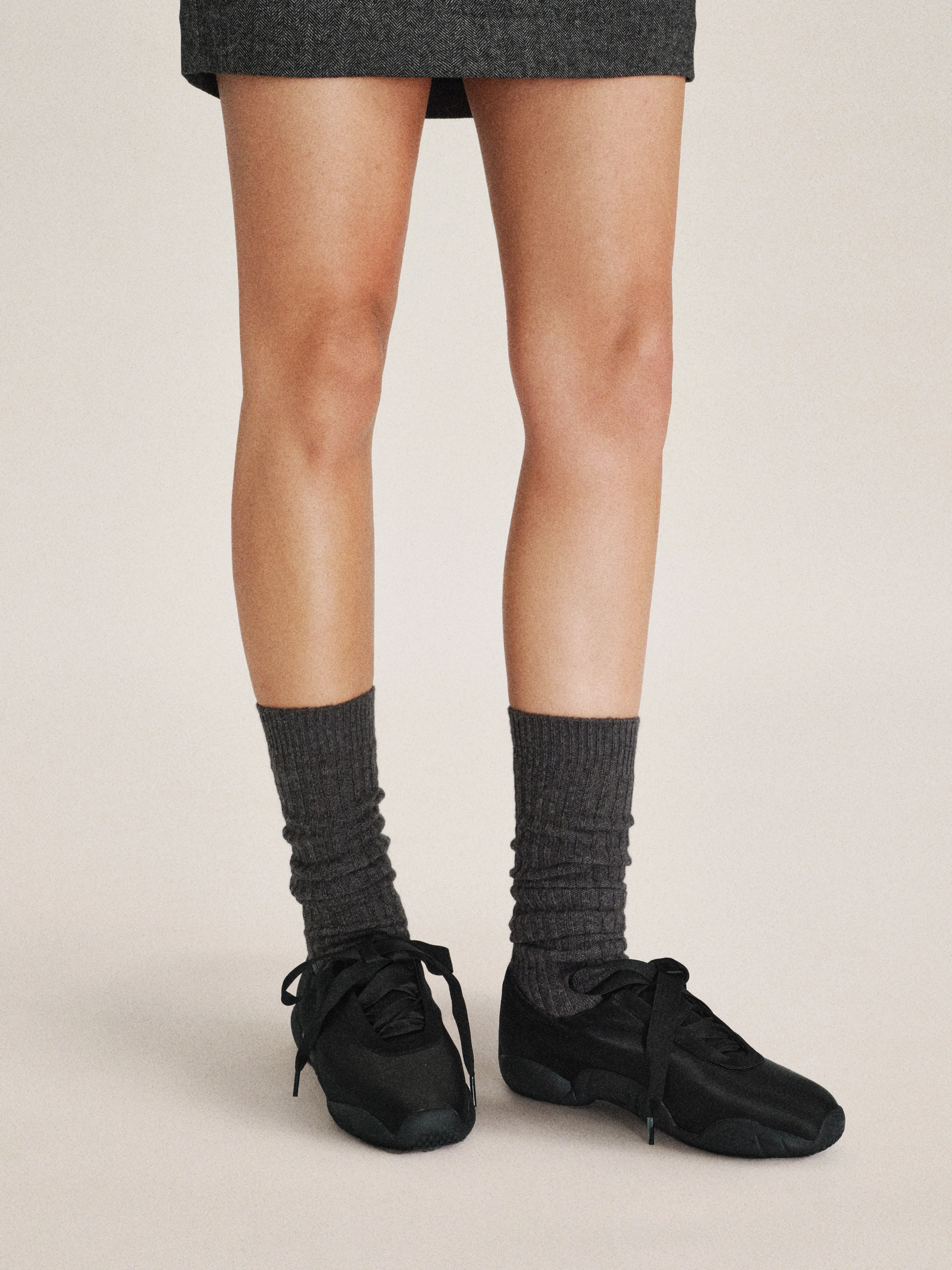 Flavia Ballerina Sneakers - Black - Image 2