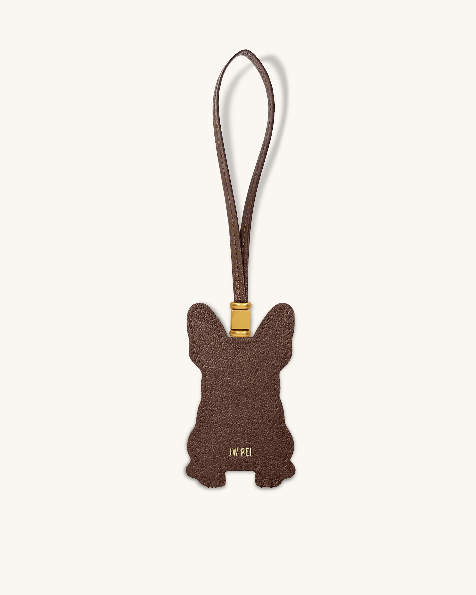 French Bulldog Bag Charm - Brown - Image 4
