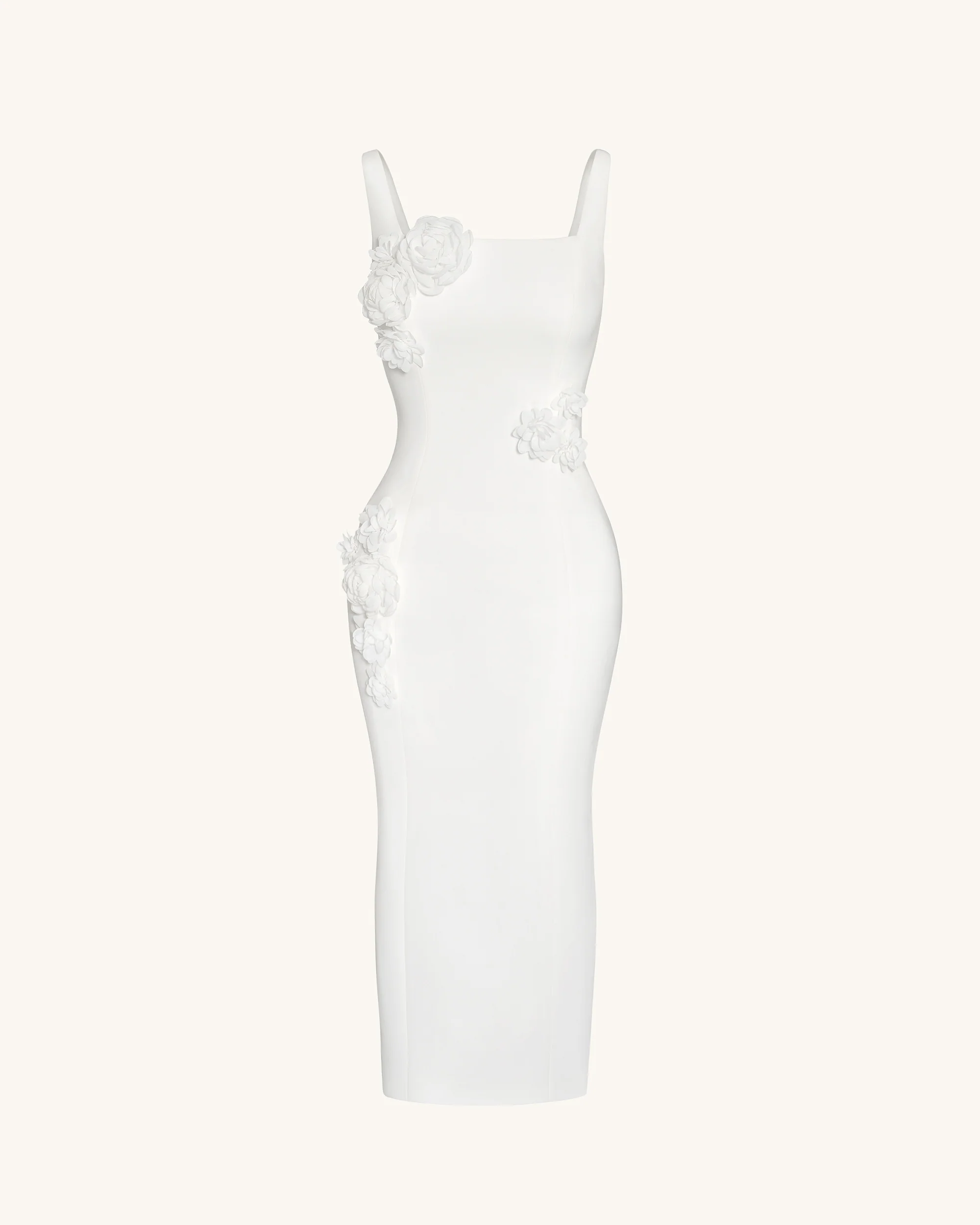 Garden Grace Sheath Dress - White - Image 4