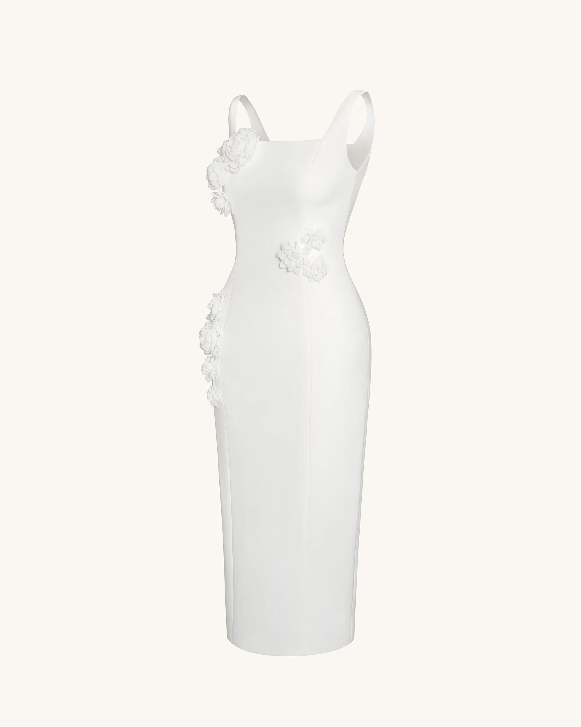 Garden Grace Sheath Dress - White - Image 5