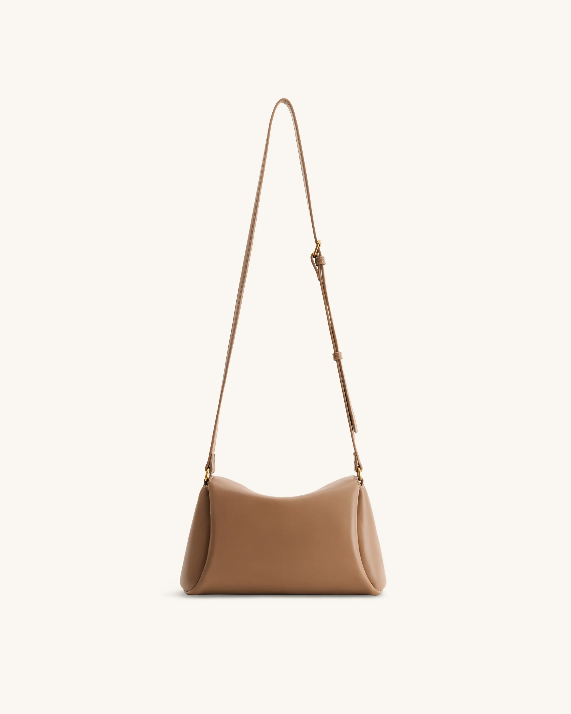 Greta Twist-Lock Crossbody Bag - Brown - Image 3