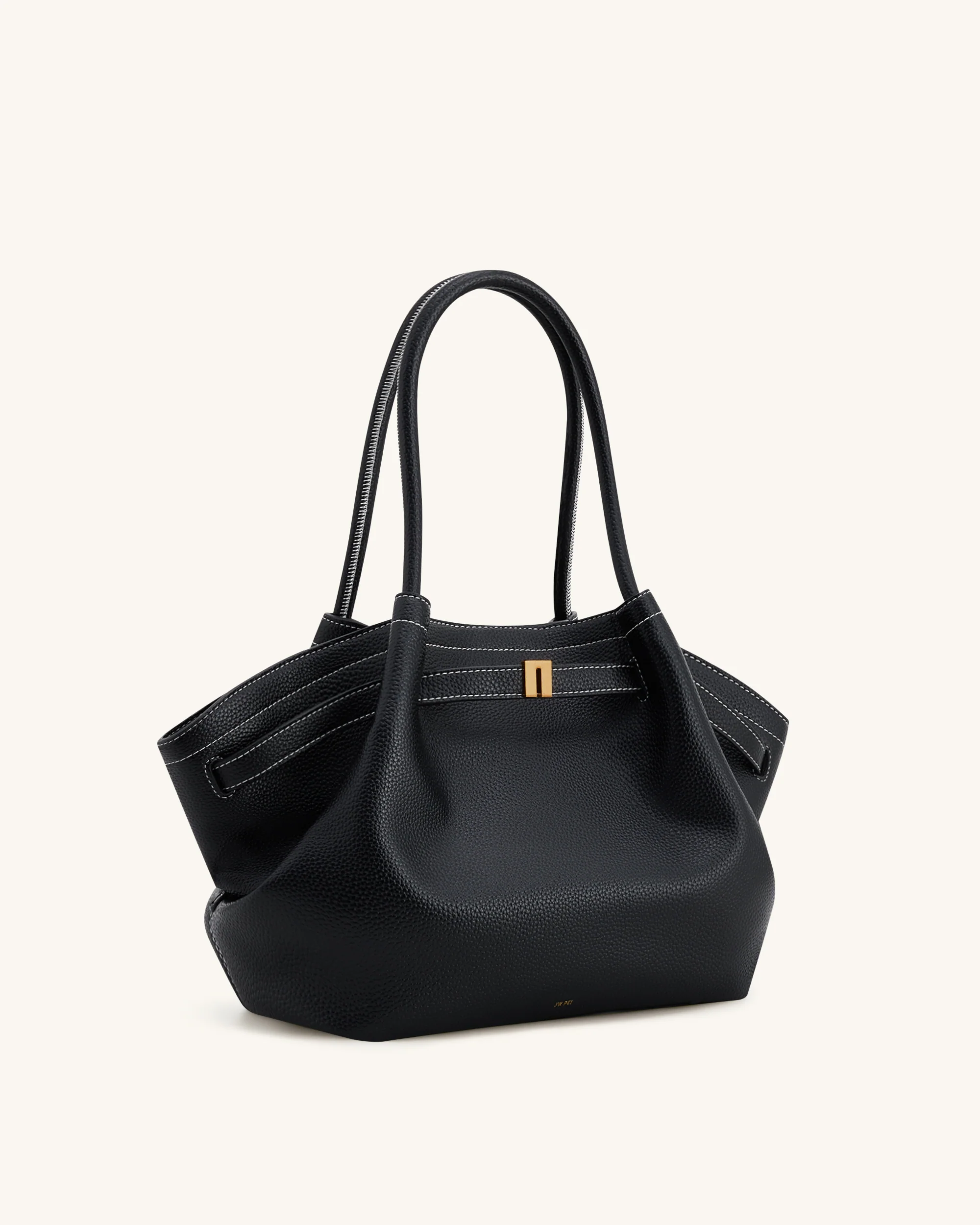Hana Medium Tote Bag - Black - Image 3