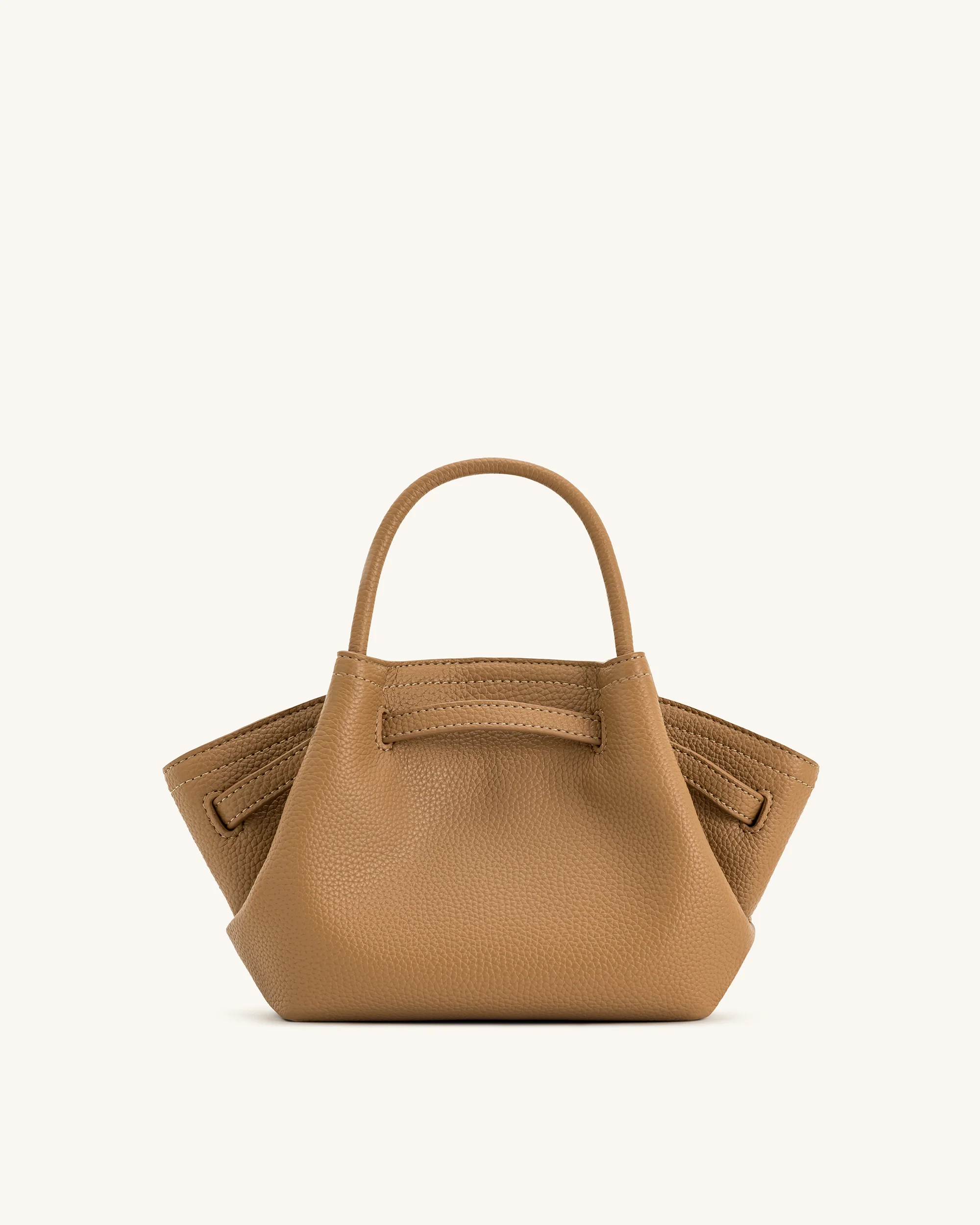 Hana Mini Tote Bag - Latte Color - Image 5