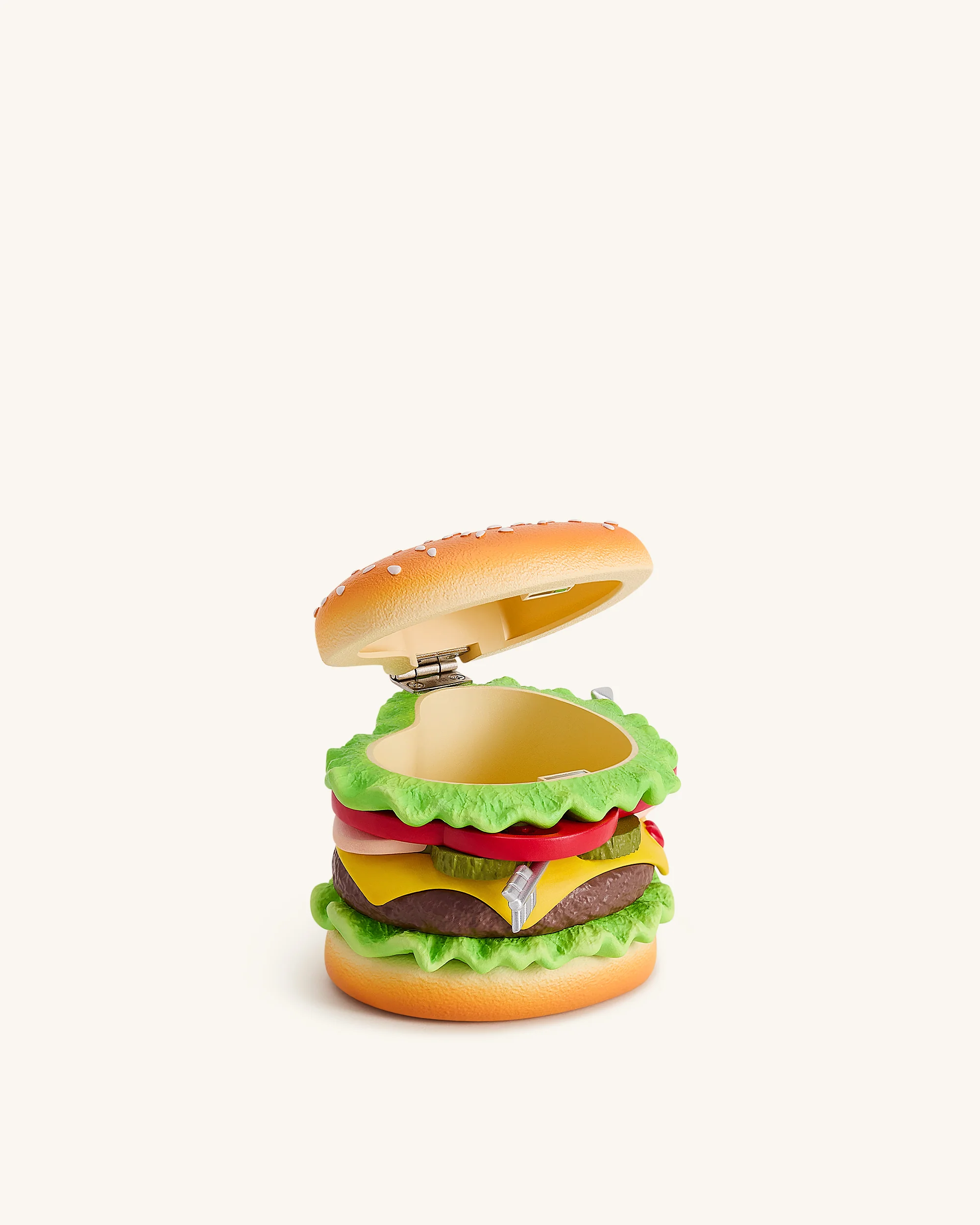 Heart Burger Novelty Clutch Bag - Multicolor - Image 4
