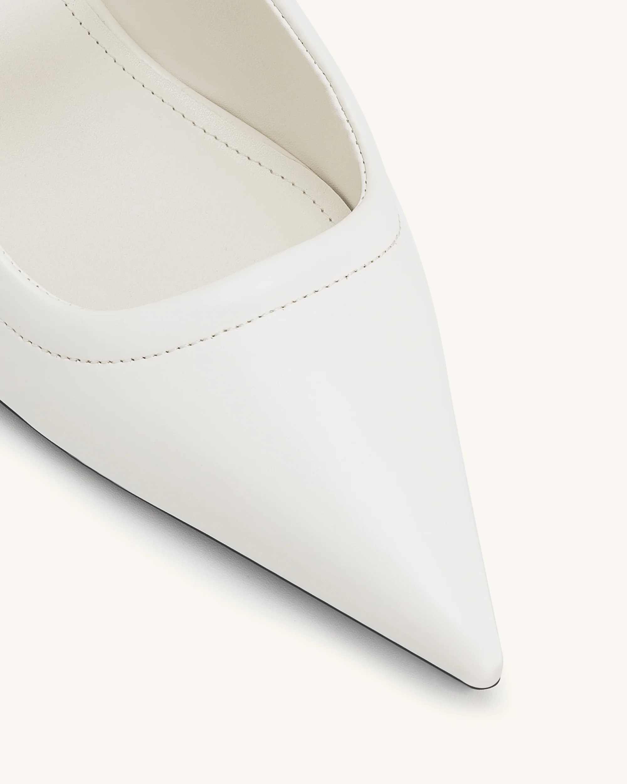 Helena  Pierced Mules - White - Image 5