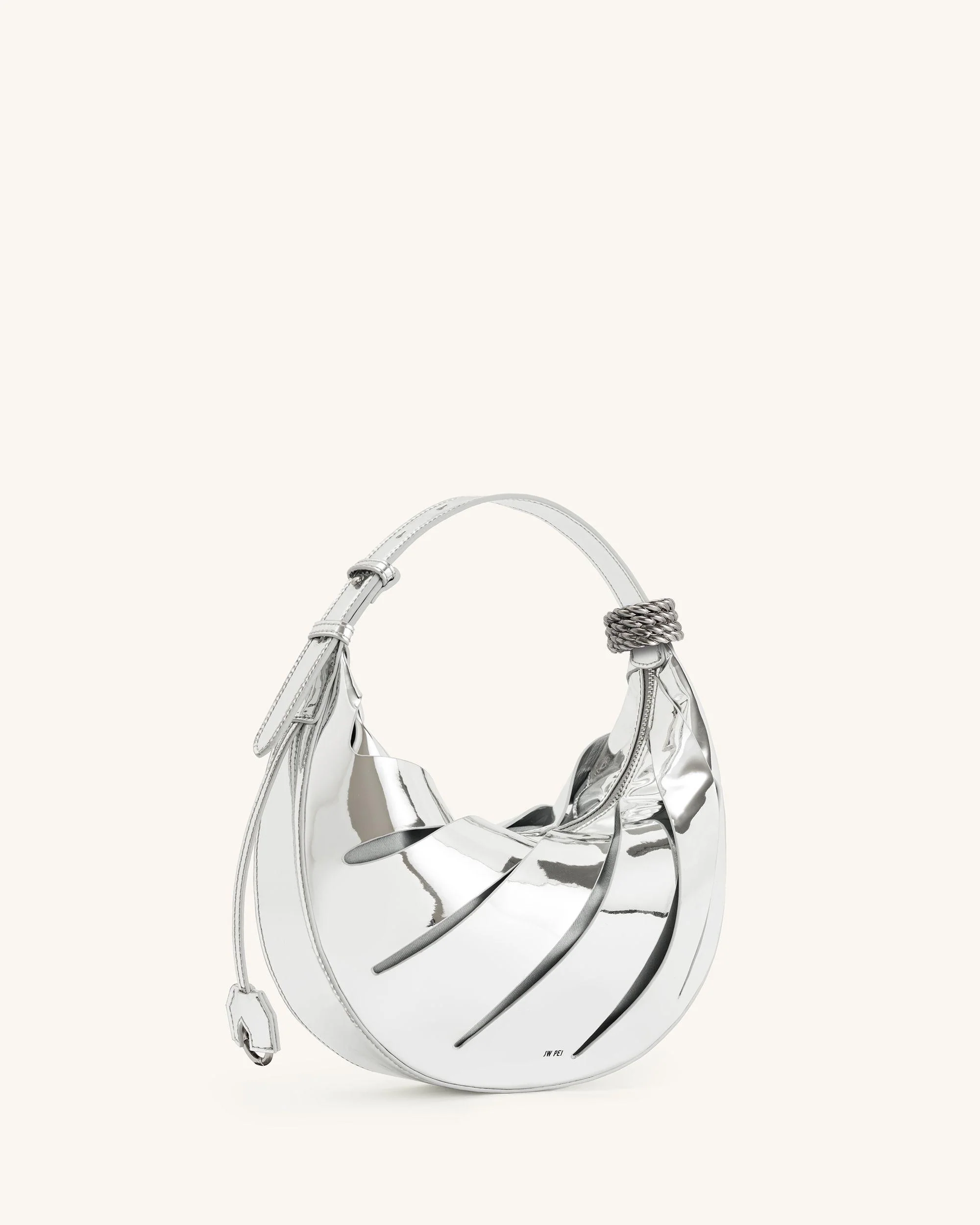 Jana Hollow Out Shoulder Bag - Silver - Image 3