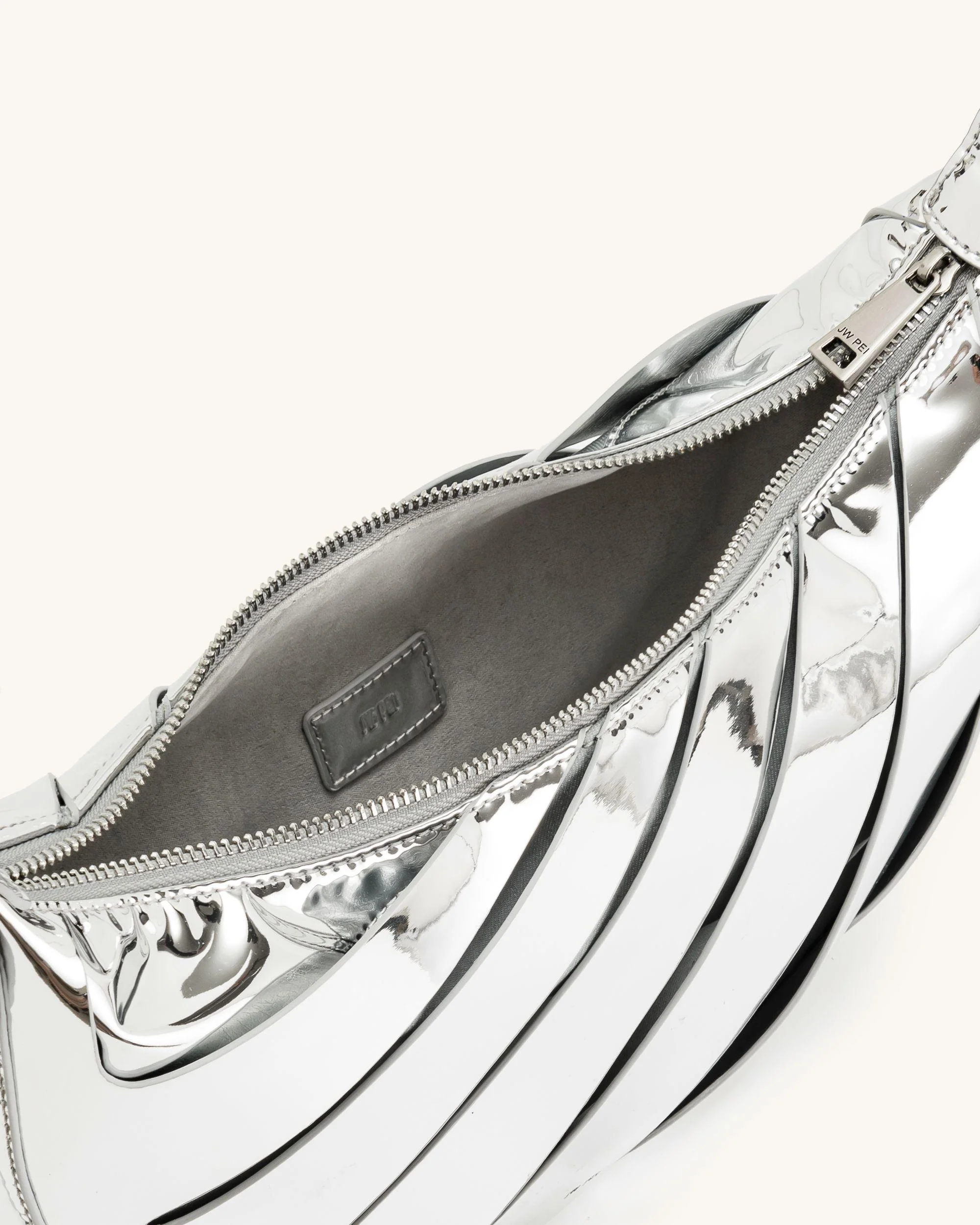 Jana Hollow Out Shoulder Bag - Silver - Image 5