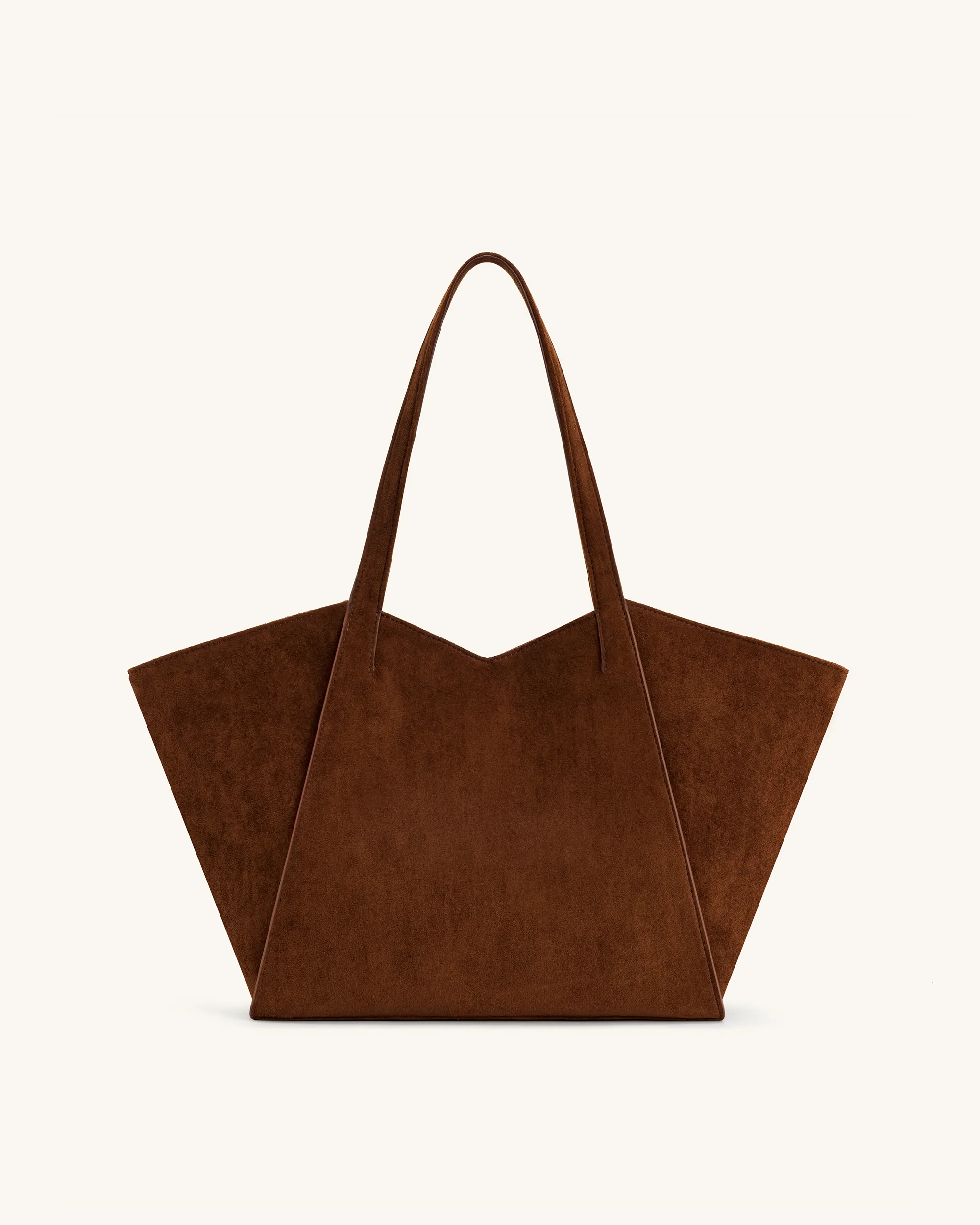 Kiana Large Capacity Tote Bag - Dark Brown - Image 4