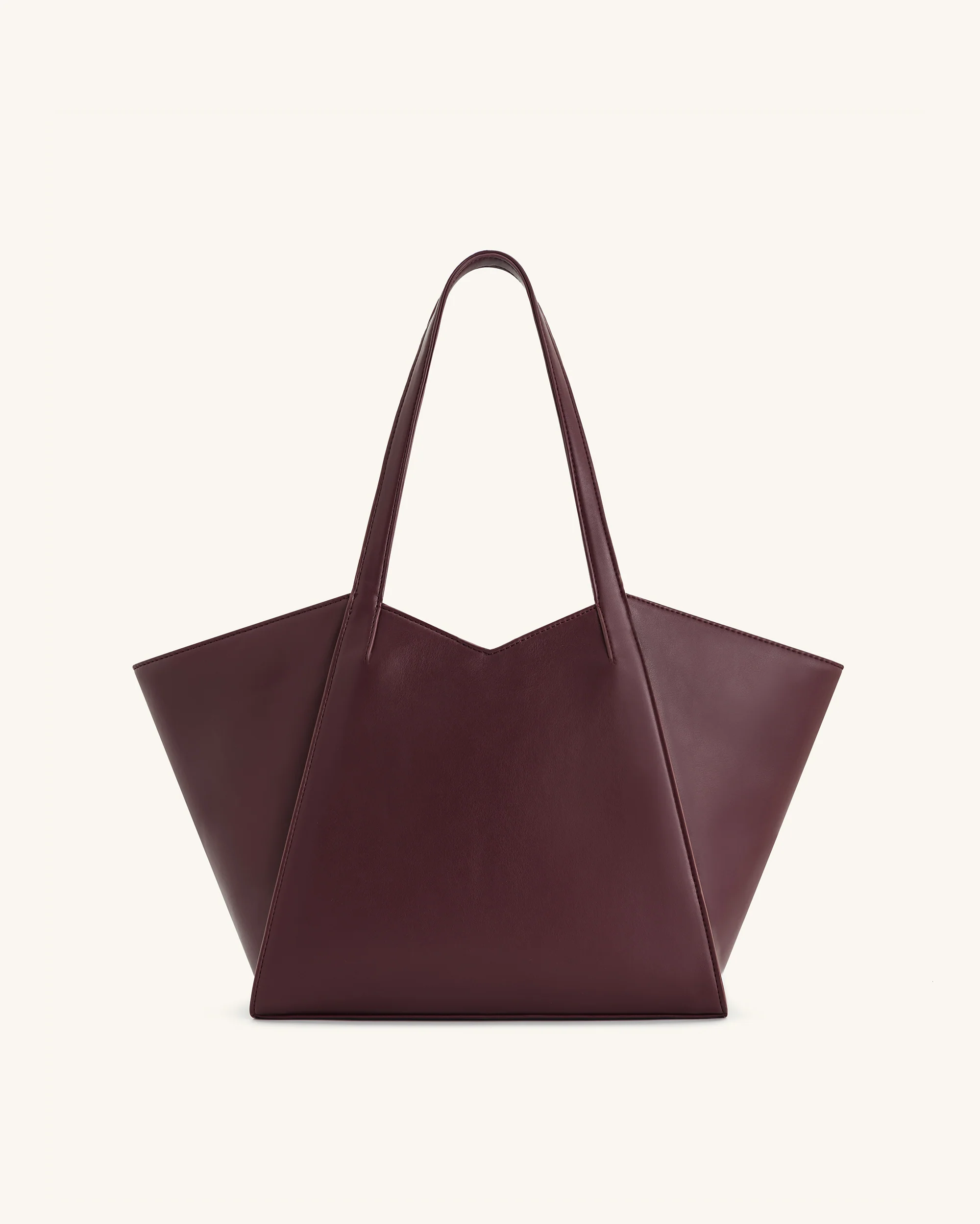 Kiana Large Capacity Tote Bag - Deep Claret - Image 3
