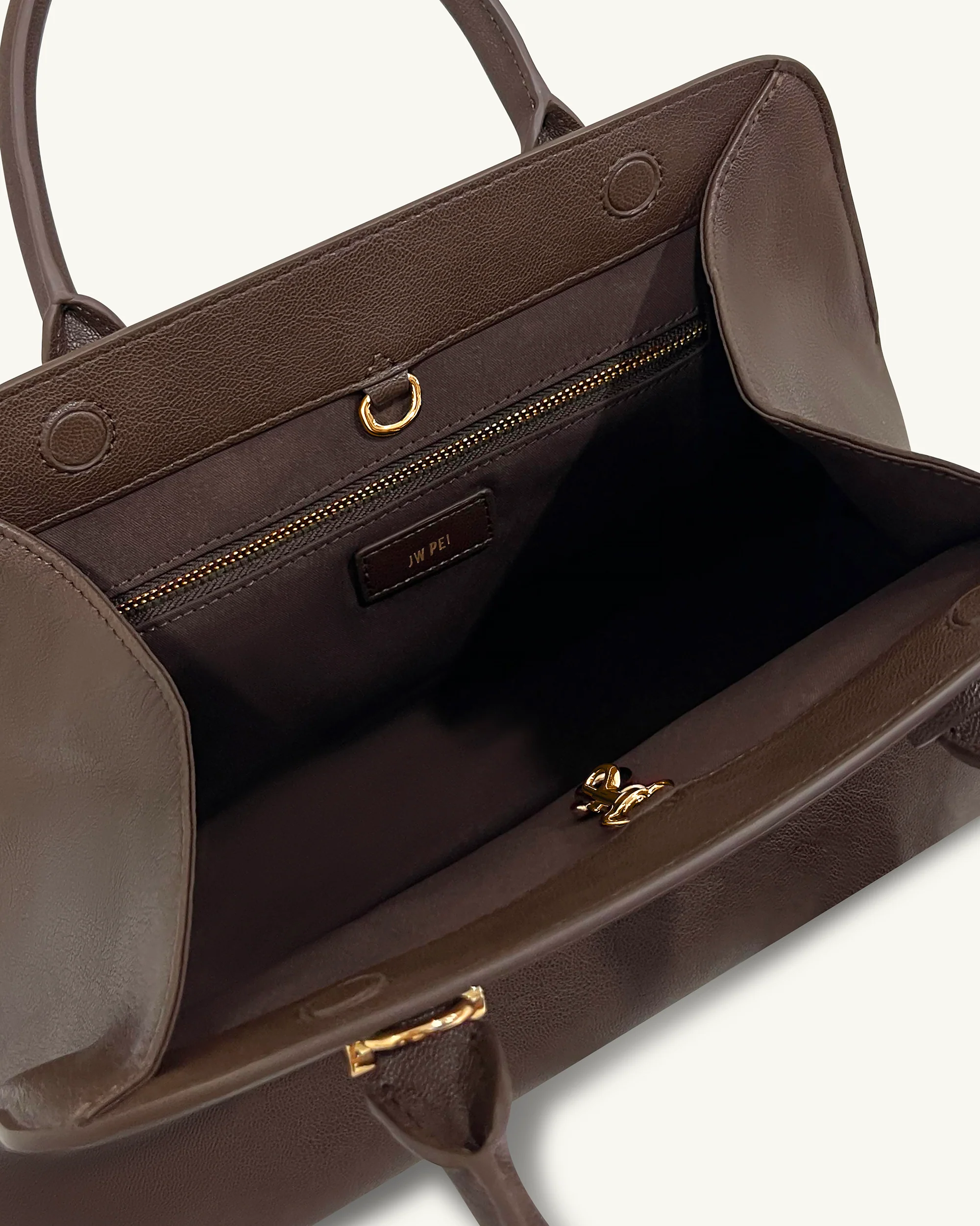 Lara Tote Bag - Dark Brown - Image 4