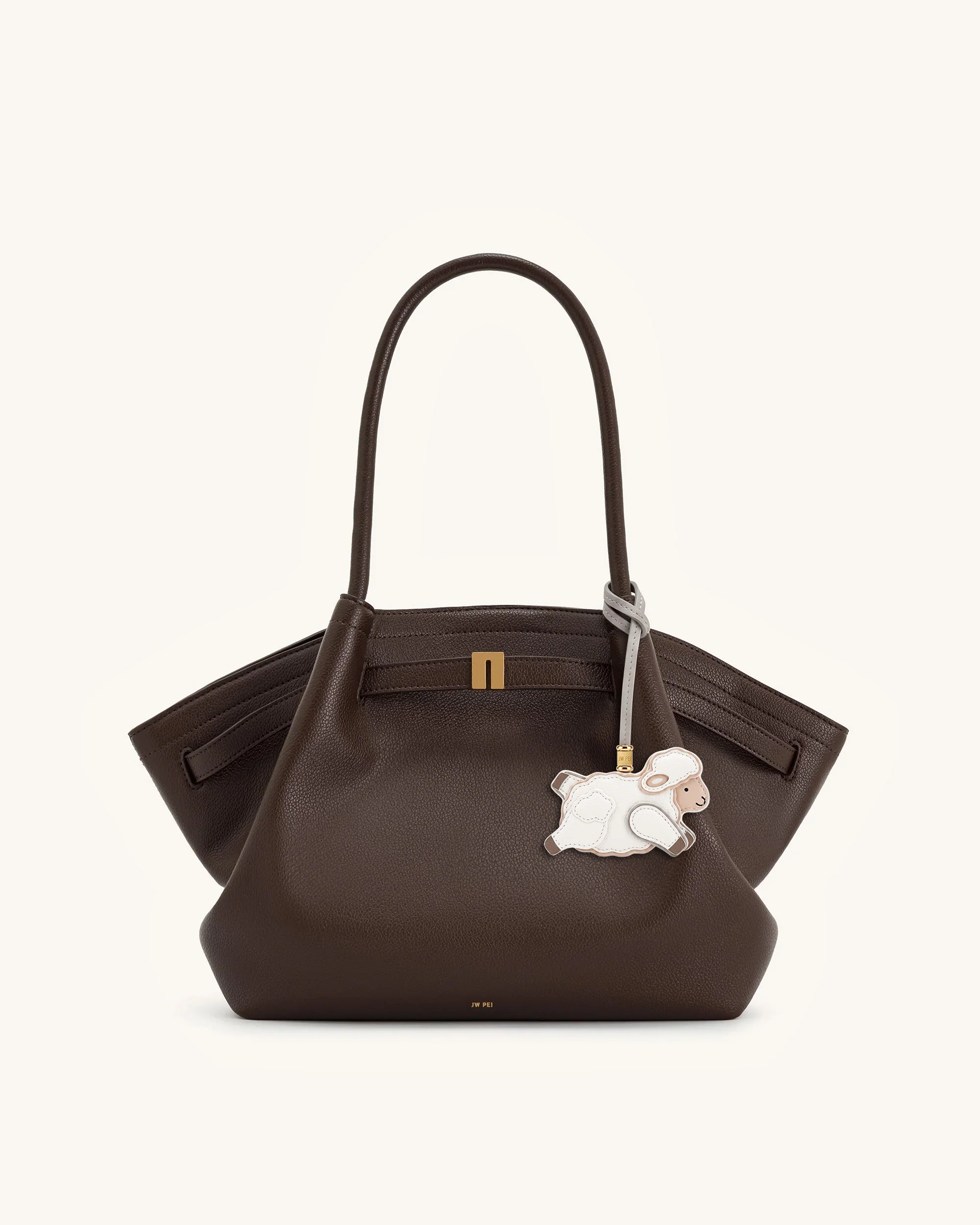 Little Sheep Bag Charm - White - Image 3