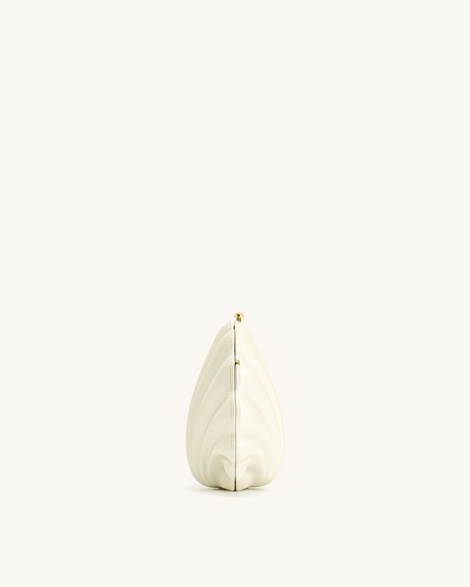 Maisie Shell Clutch - Ivory - Image 3