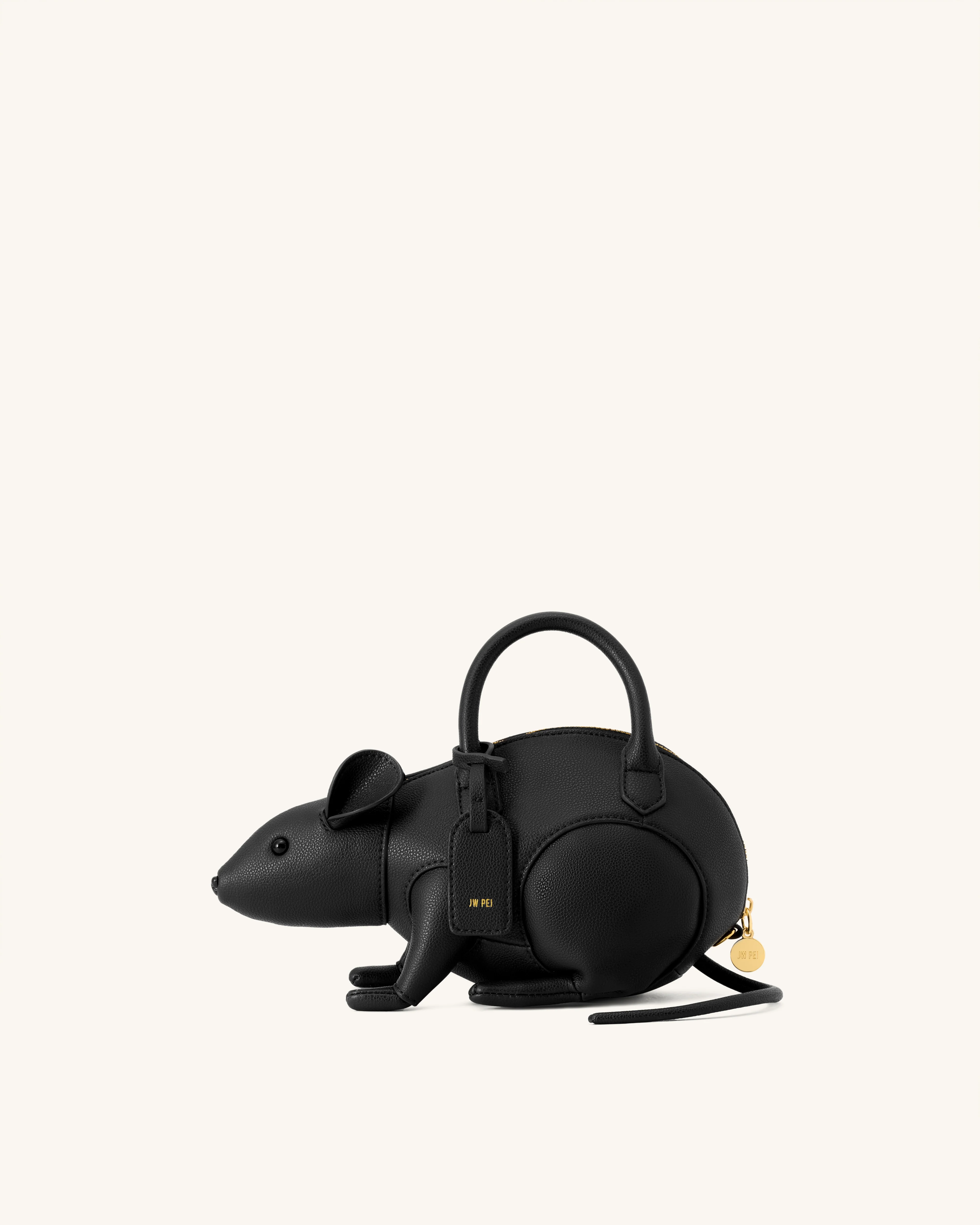 Mia Mouse Top Handle Bag - Black