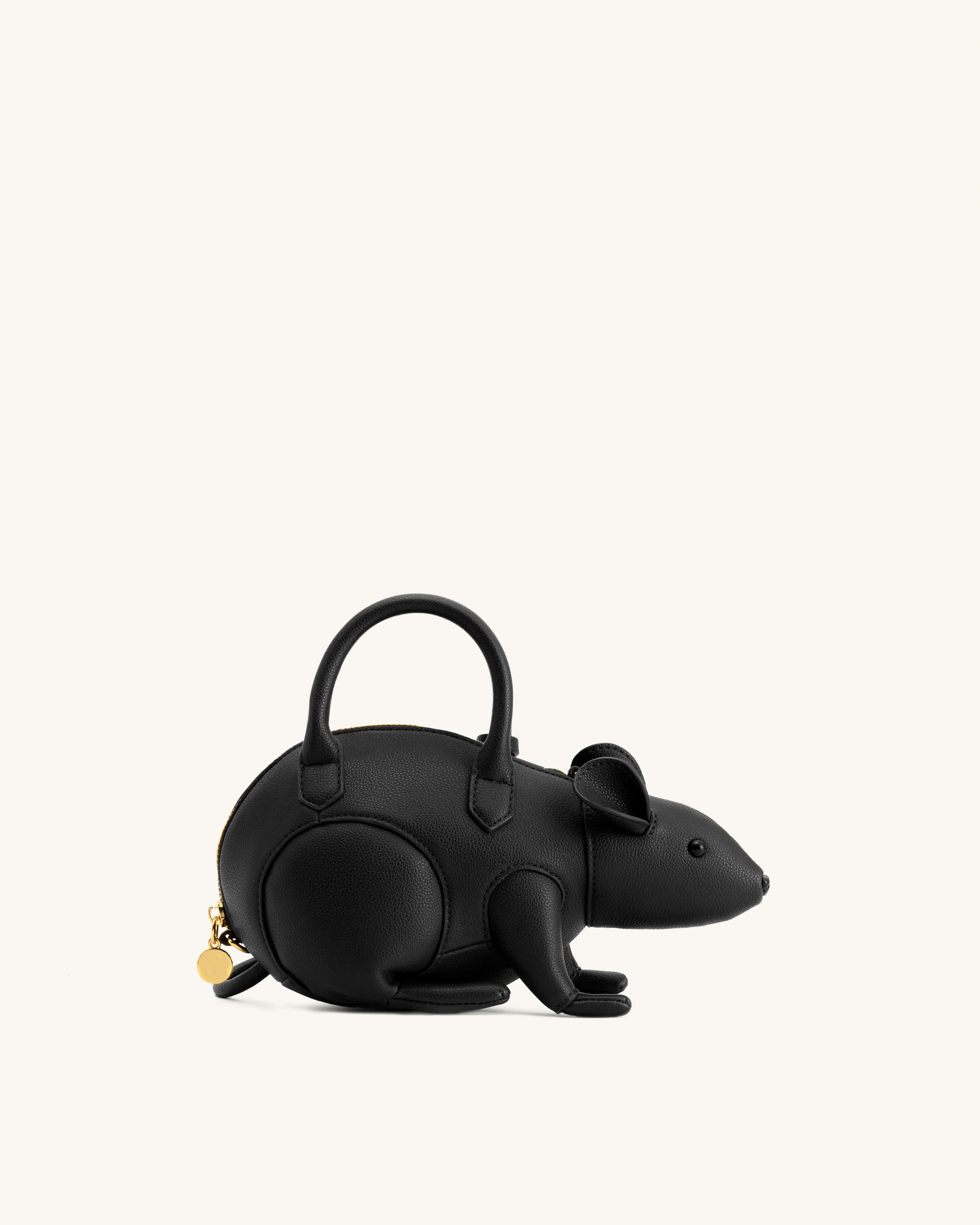 Mia Mouse Top Handle Bag - Black - Image 3