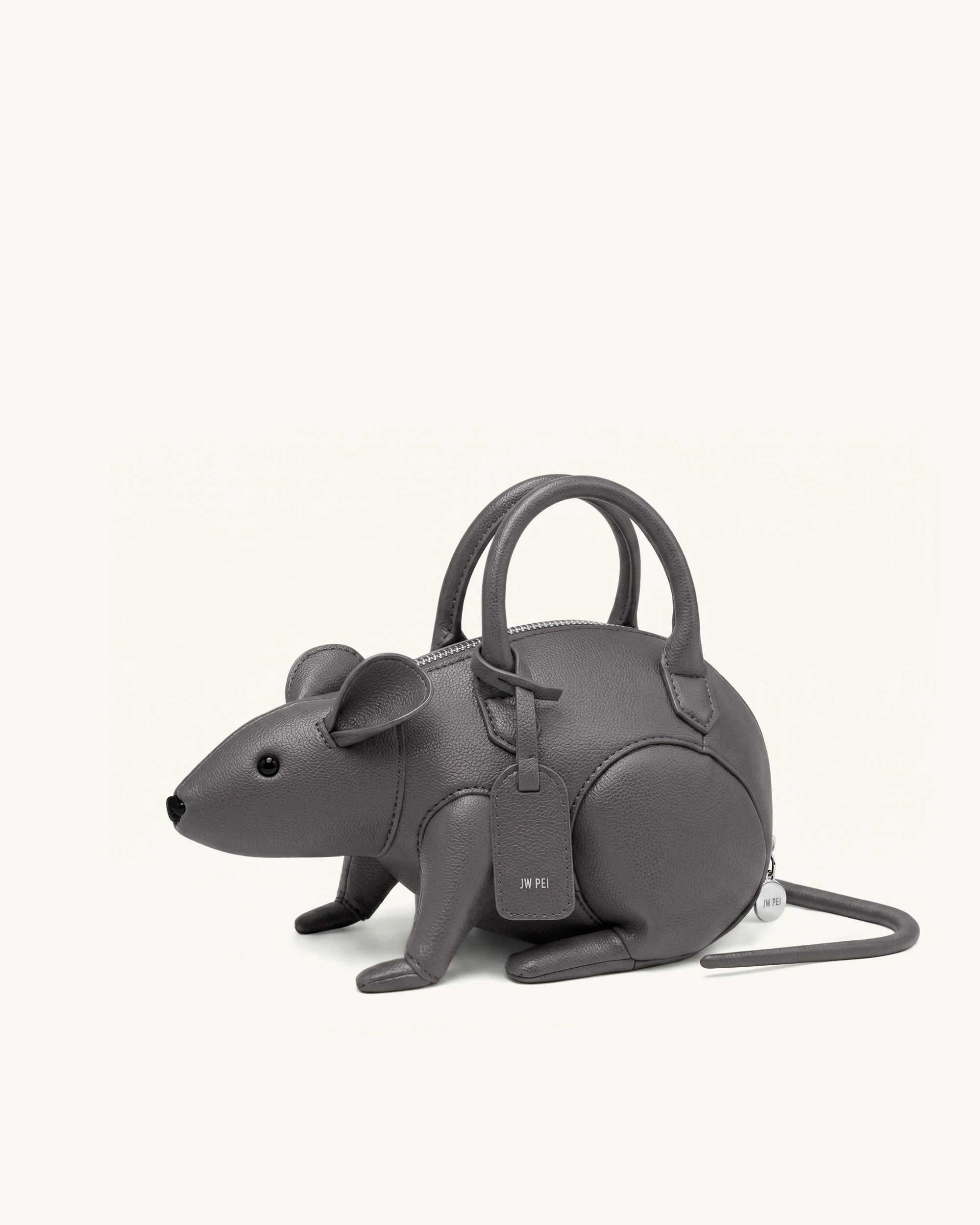Mia Mouse Top Handle Bag - Gray - Image 2