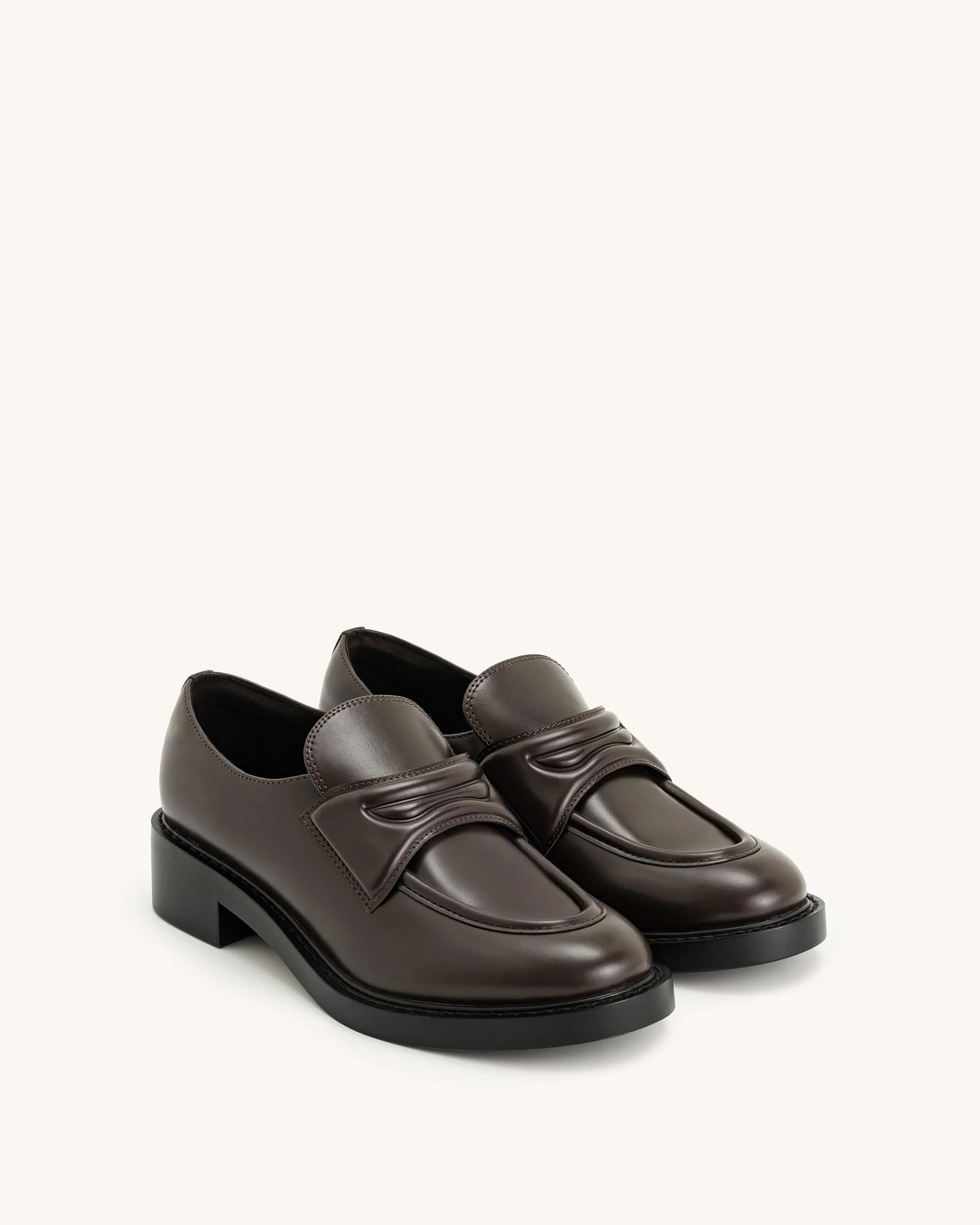 Micah Chunky Loafer - Brown - Image 3