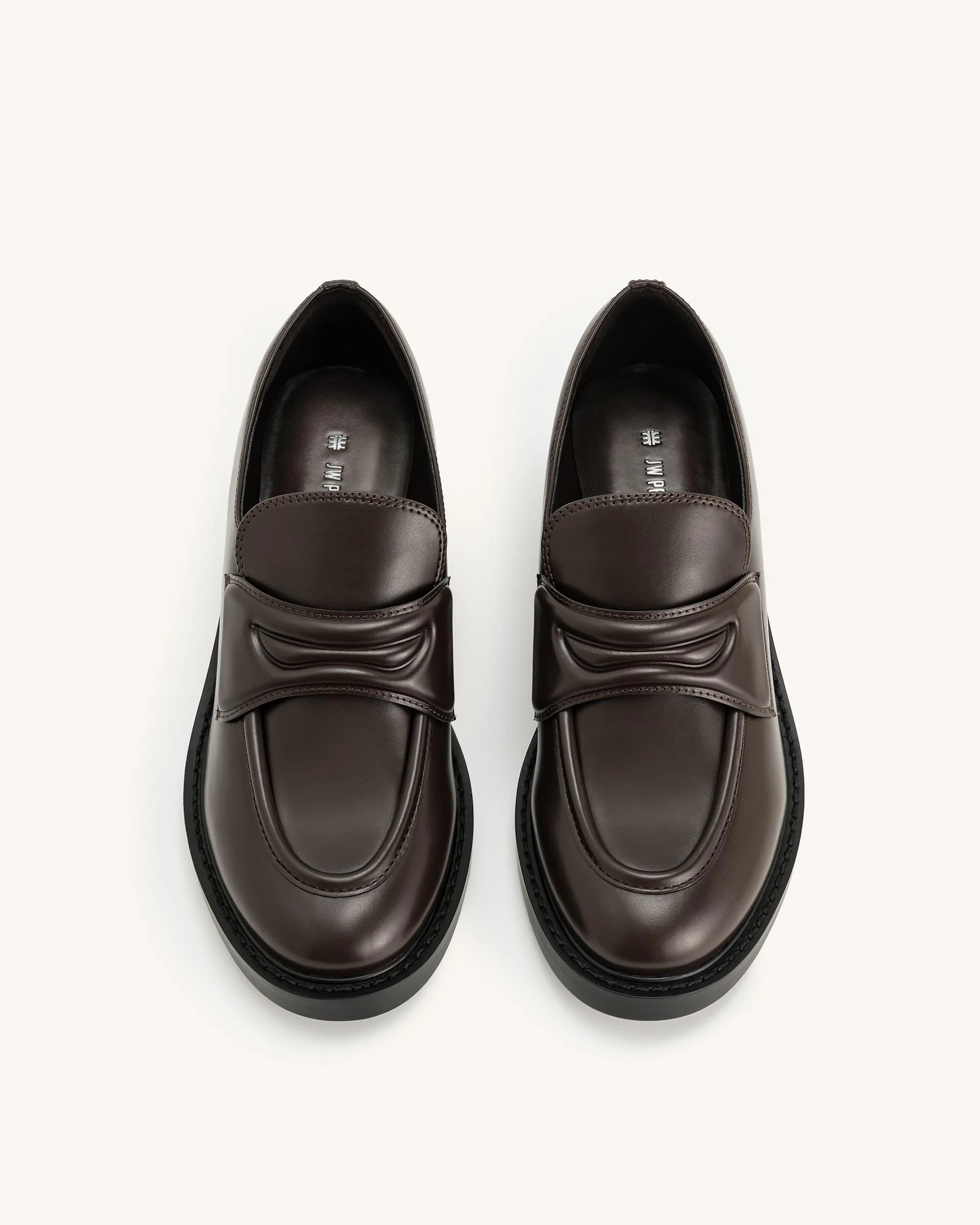 Micah Chunky Loafer - Brown - Image 4