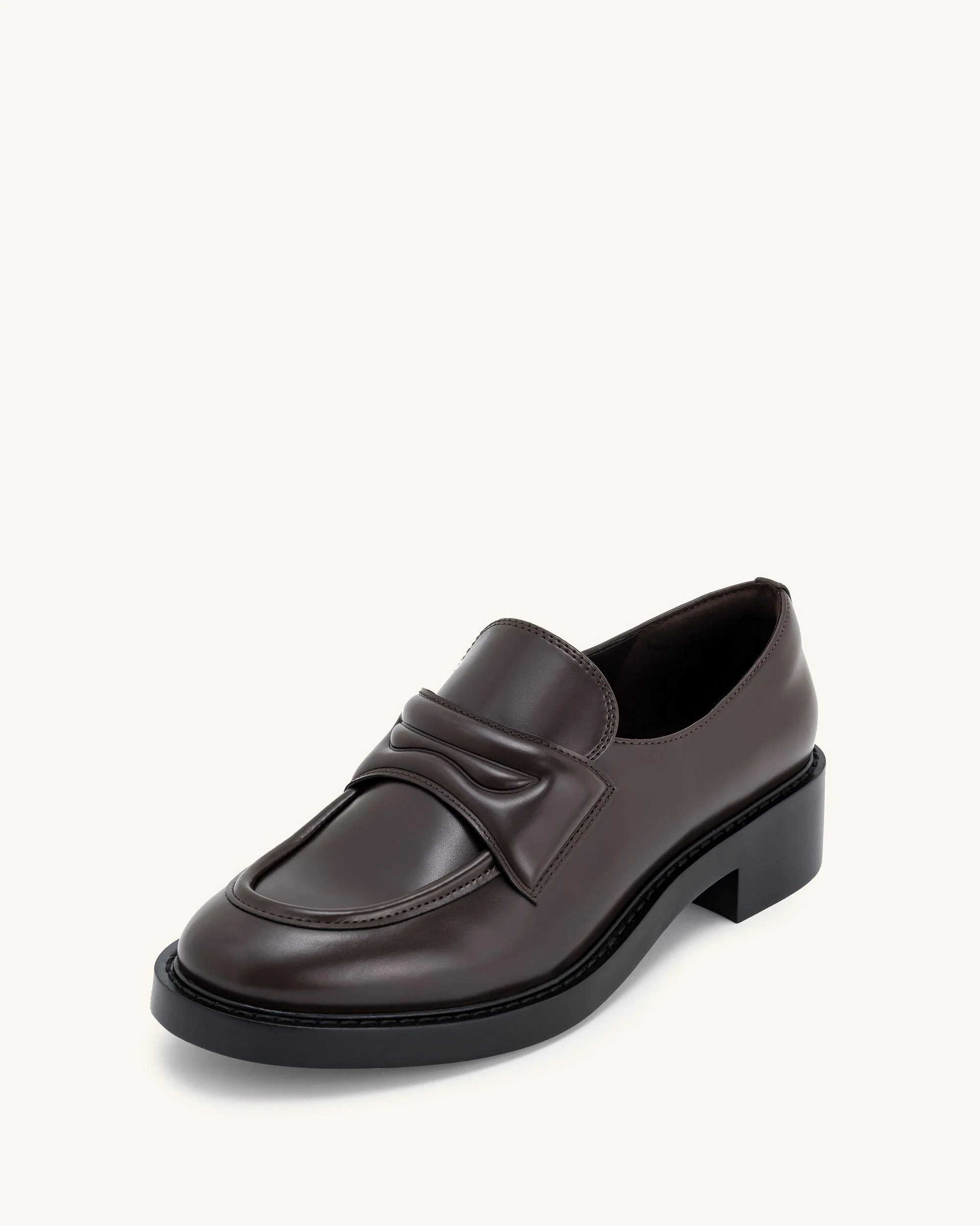 Micah Chunky Loafer - Brown - Image 6