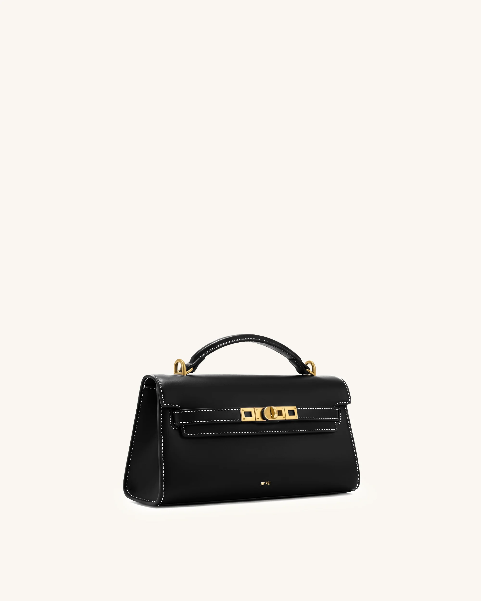 Noor Top Handle Bag - Ink Black - Image 2