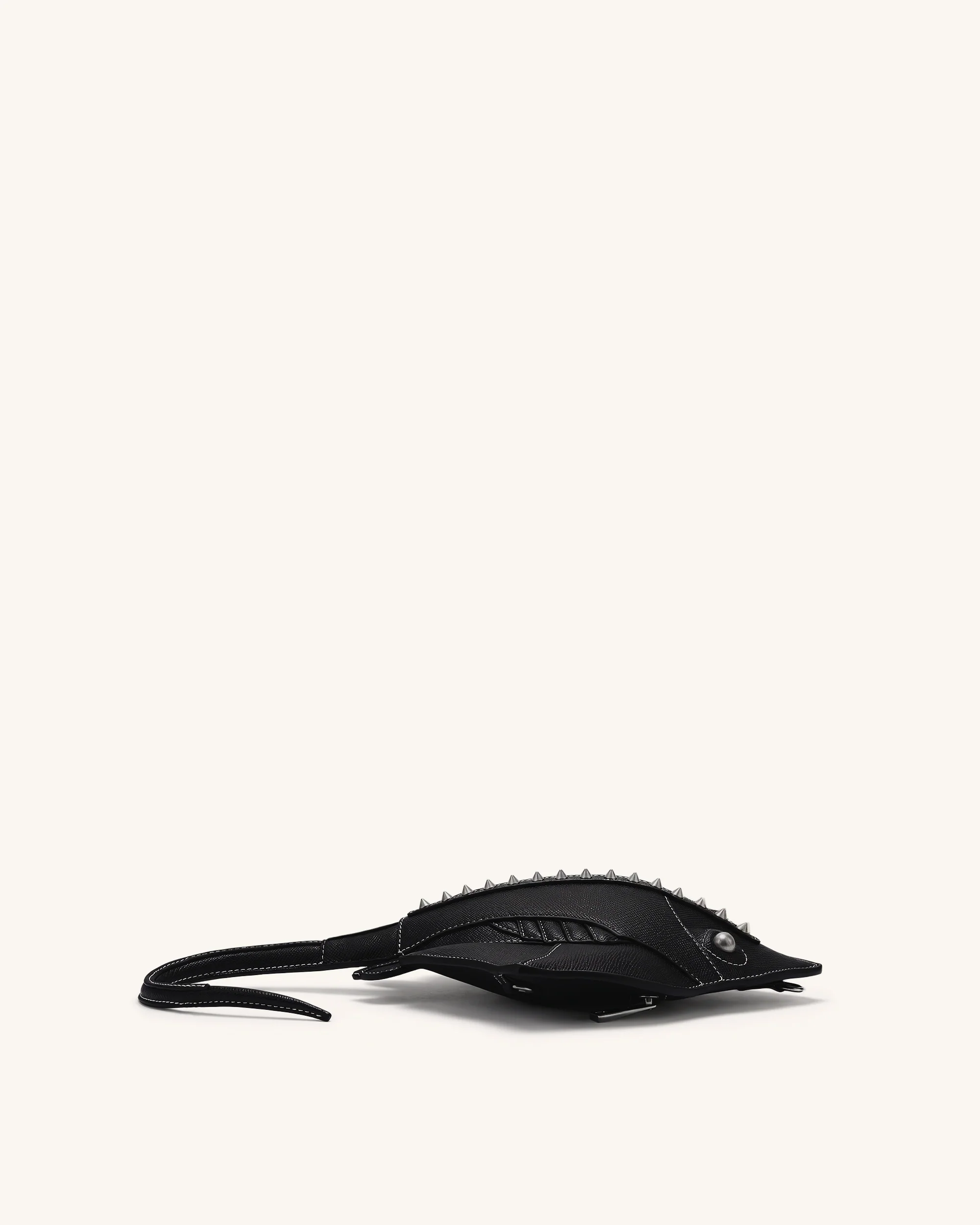 Odelle Manta Ray Crossbody Bag - Black - Image 4