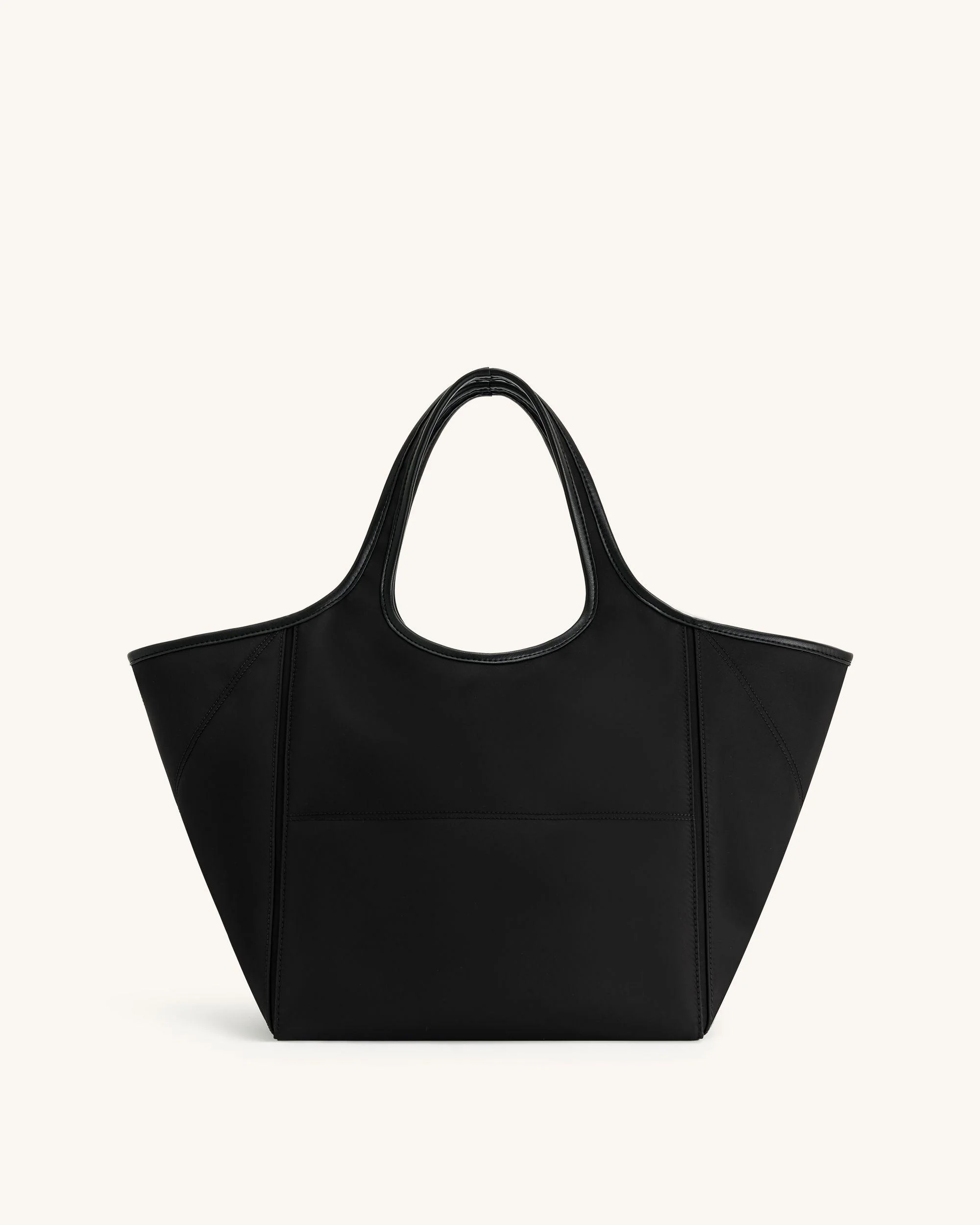 Eliana Nylon Tote Bag - Black - Image 3