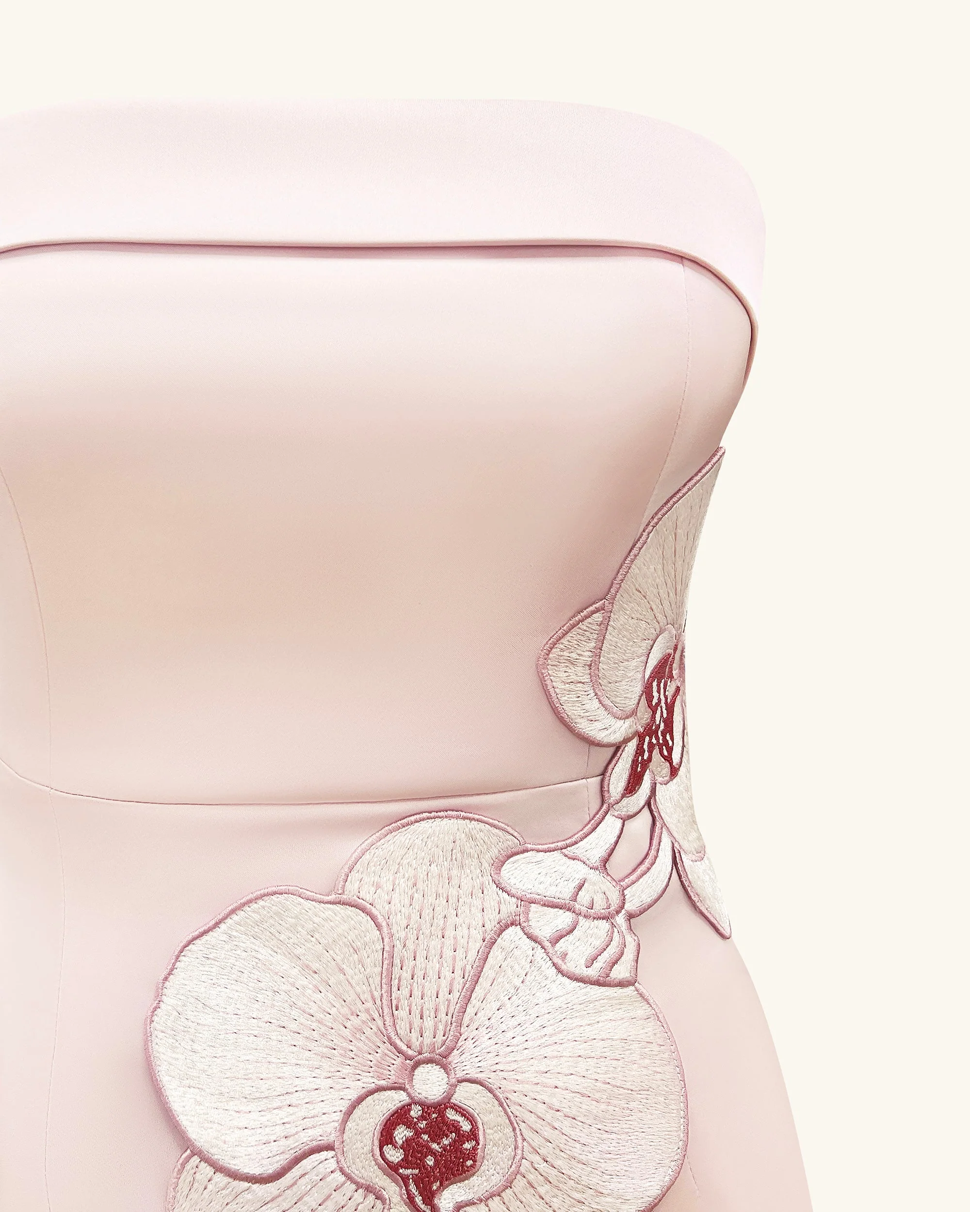 Orchid Embroidered Dress - Pink - Image 5