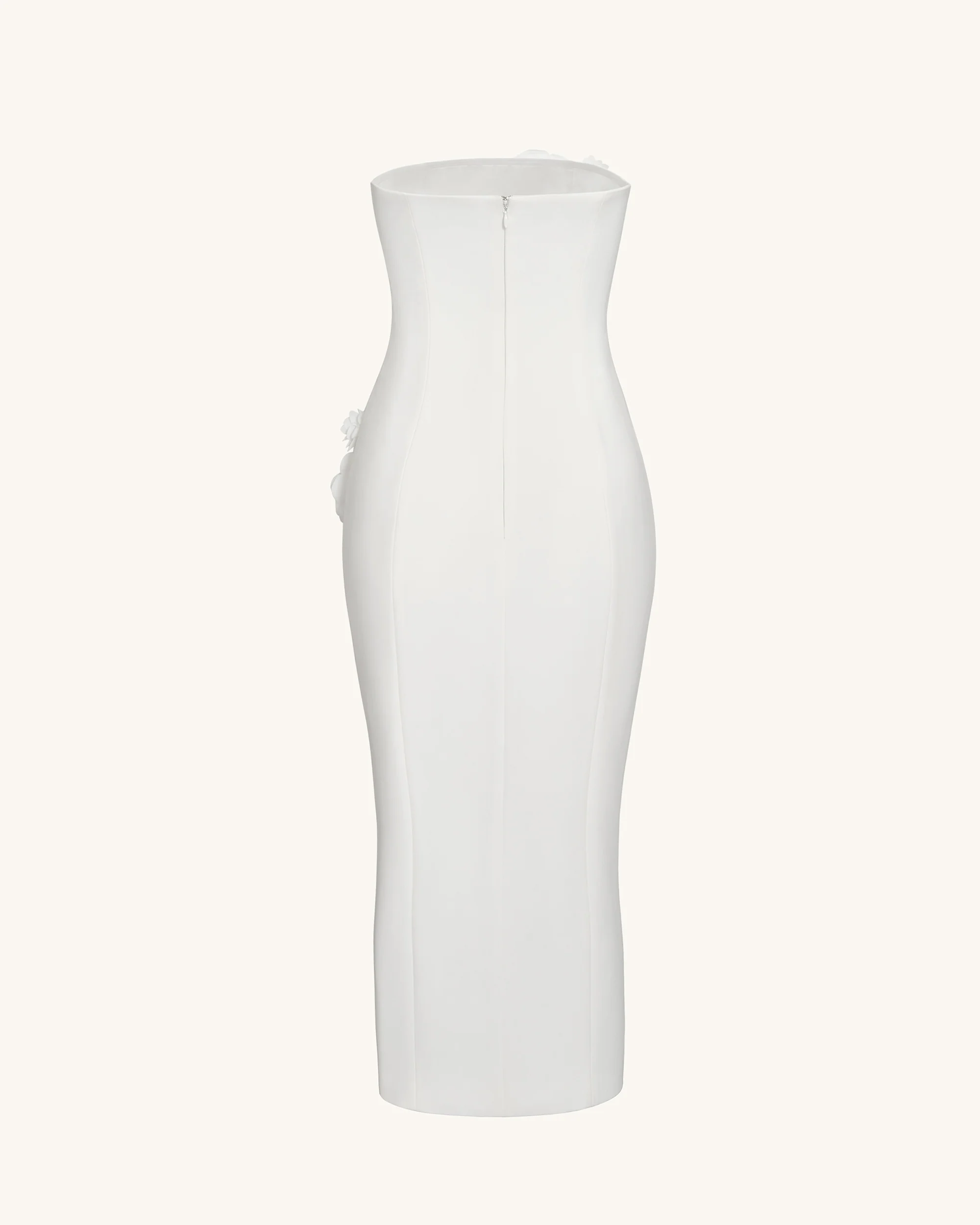 Petal Perfection Cocktail Dress - White - Image 6