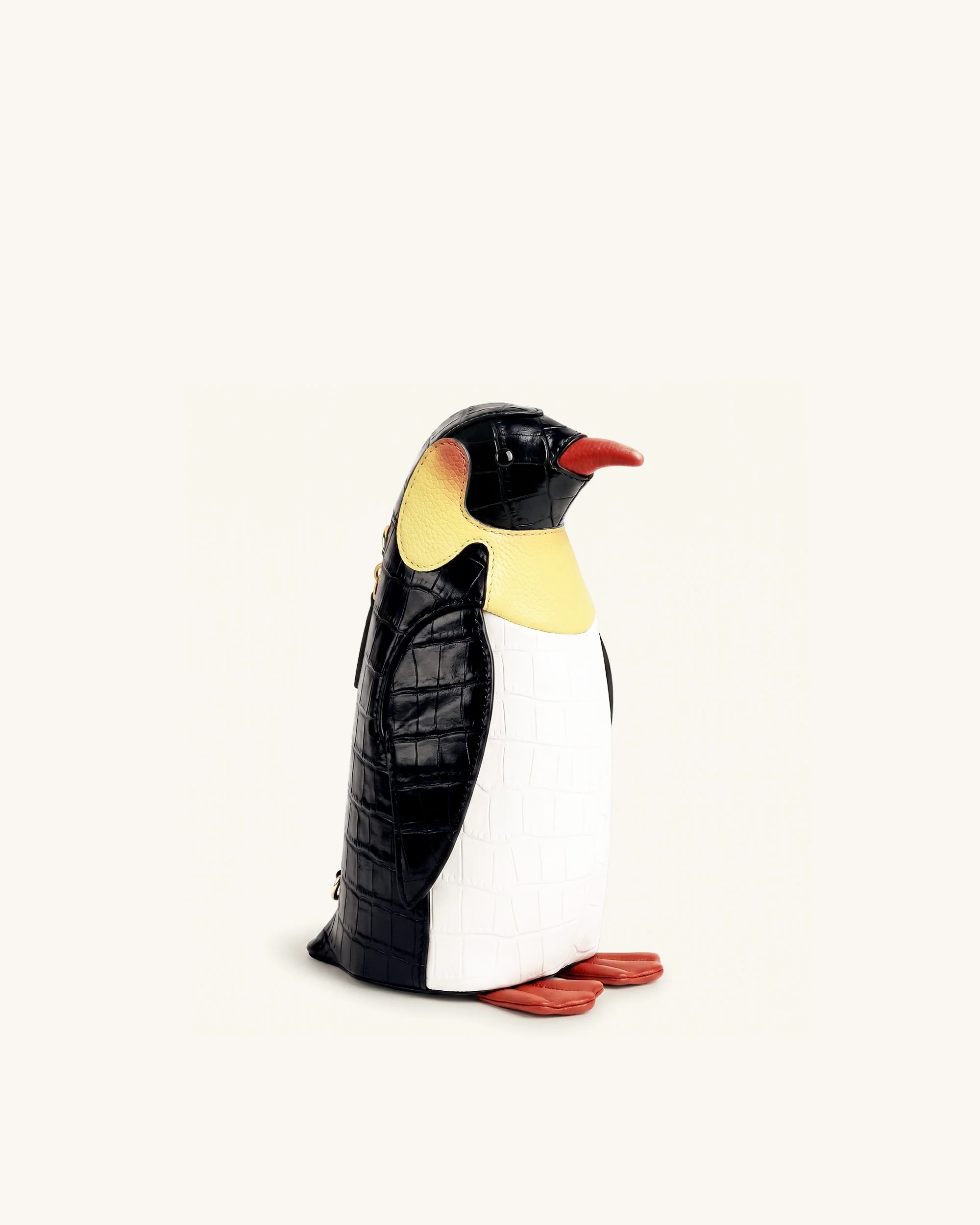 Pia Penguin Crossbody Bag - Black/White - Image 2
