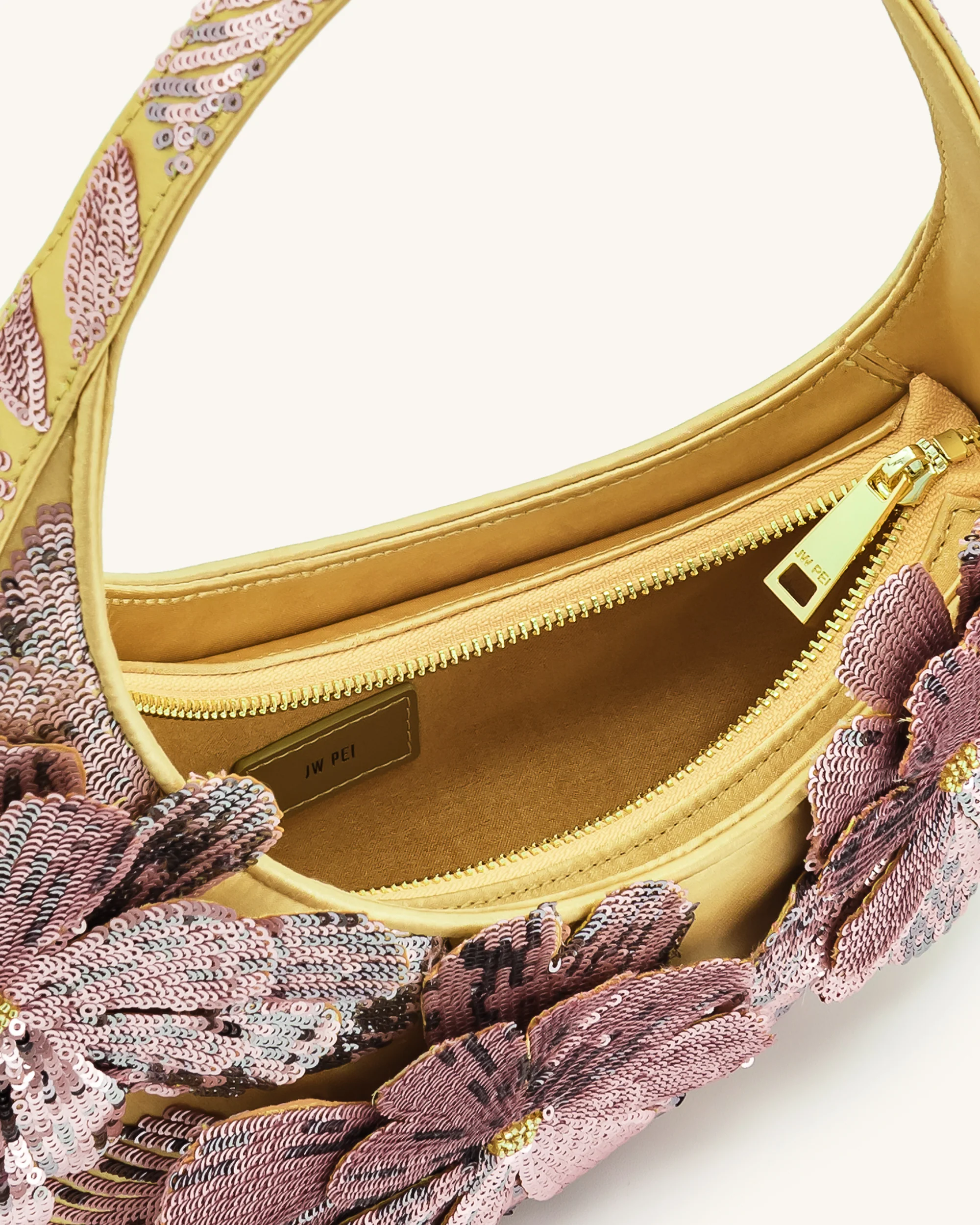 Harlee Sequin Shoulder Bag - Pink - Image 4