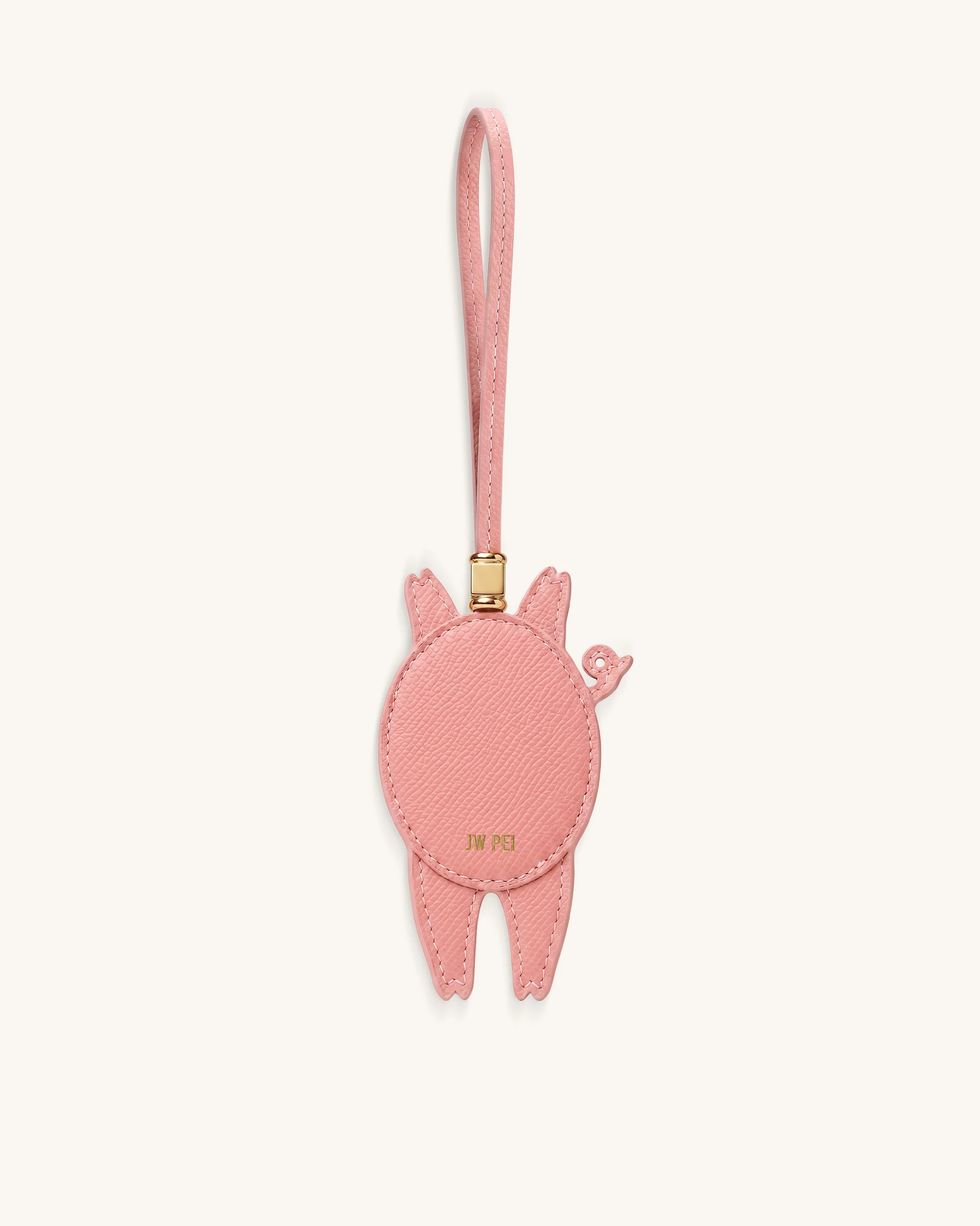 Playful Pig Bag Charm - Pink - Image 5