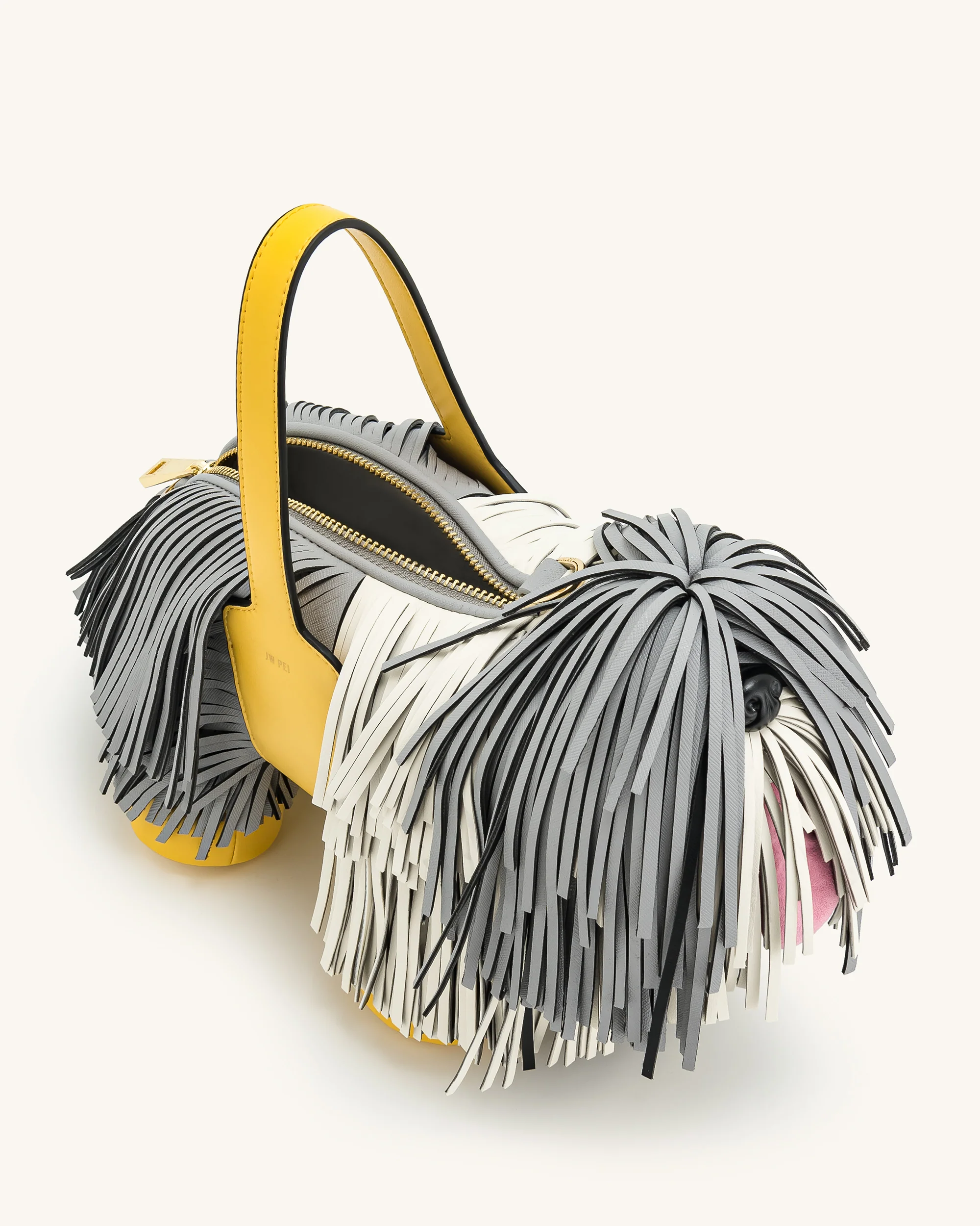 Nita Puppy Shape Handbag - Gray - Image 4