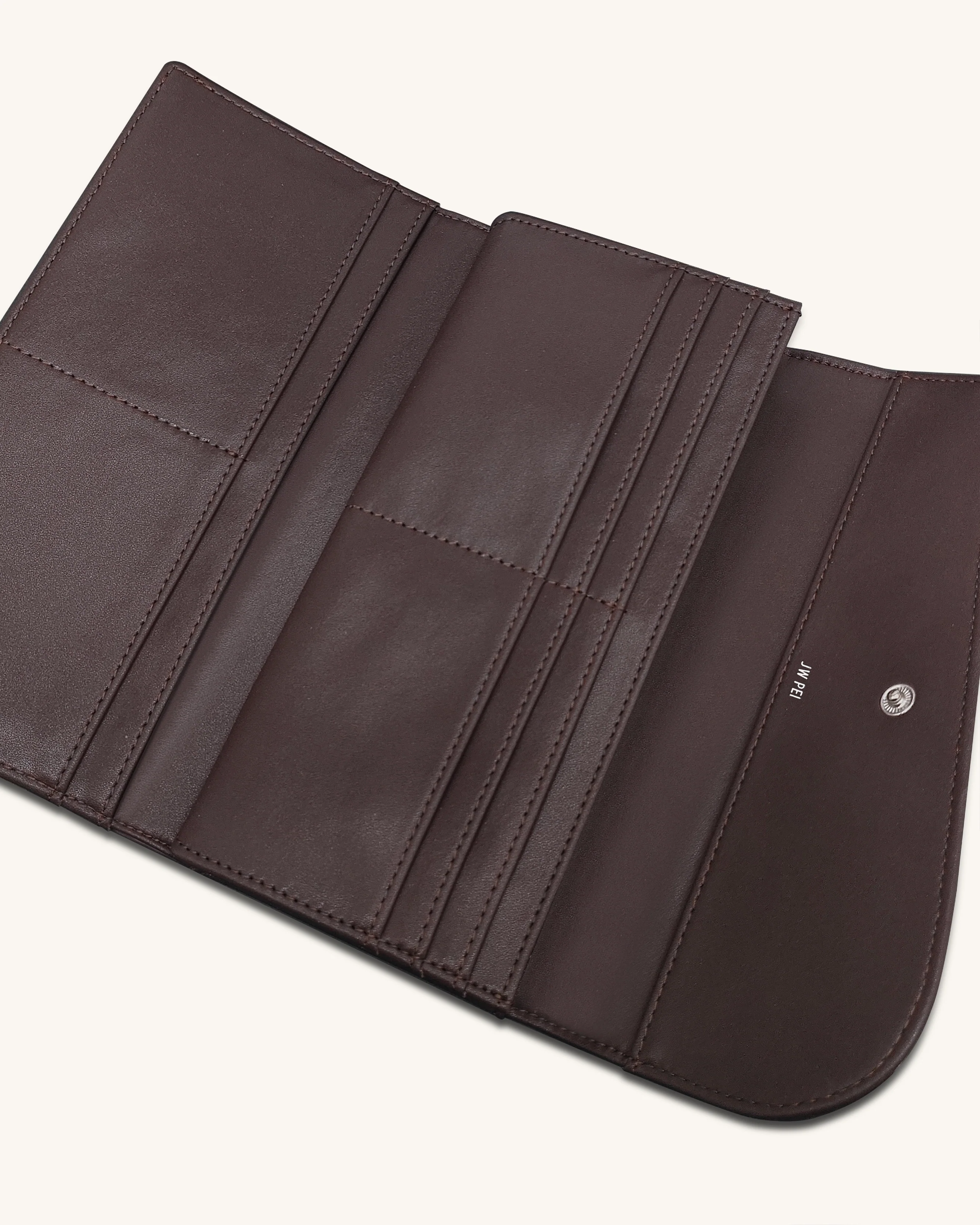 Seren Flap Long Wallet - Chestnut Black - Image 4