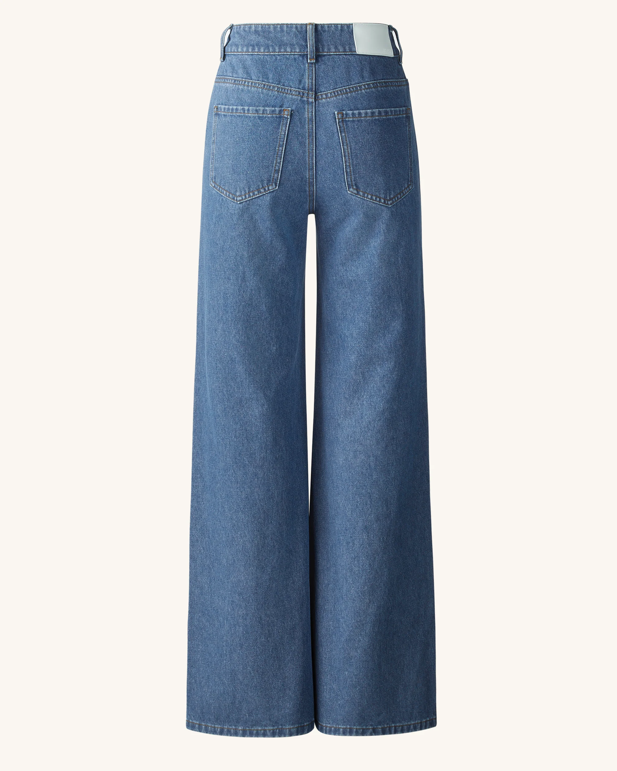 Sophia Embellished Heart Cut-Out Denim Jeans - Medium Blue - Image 8