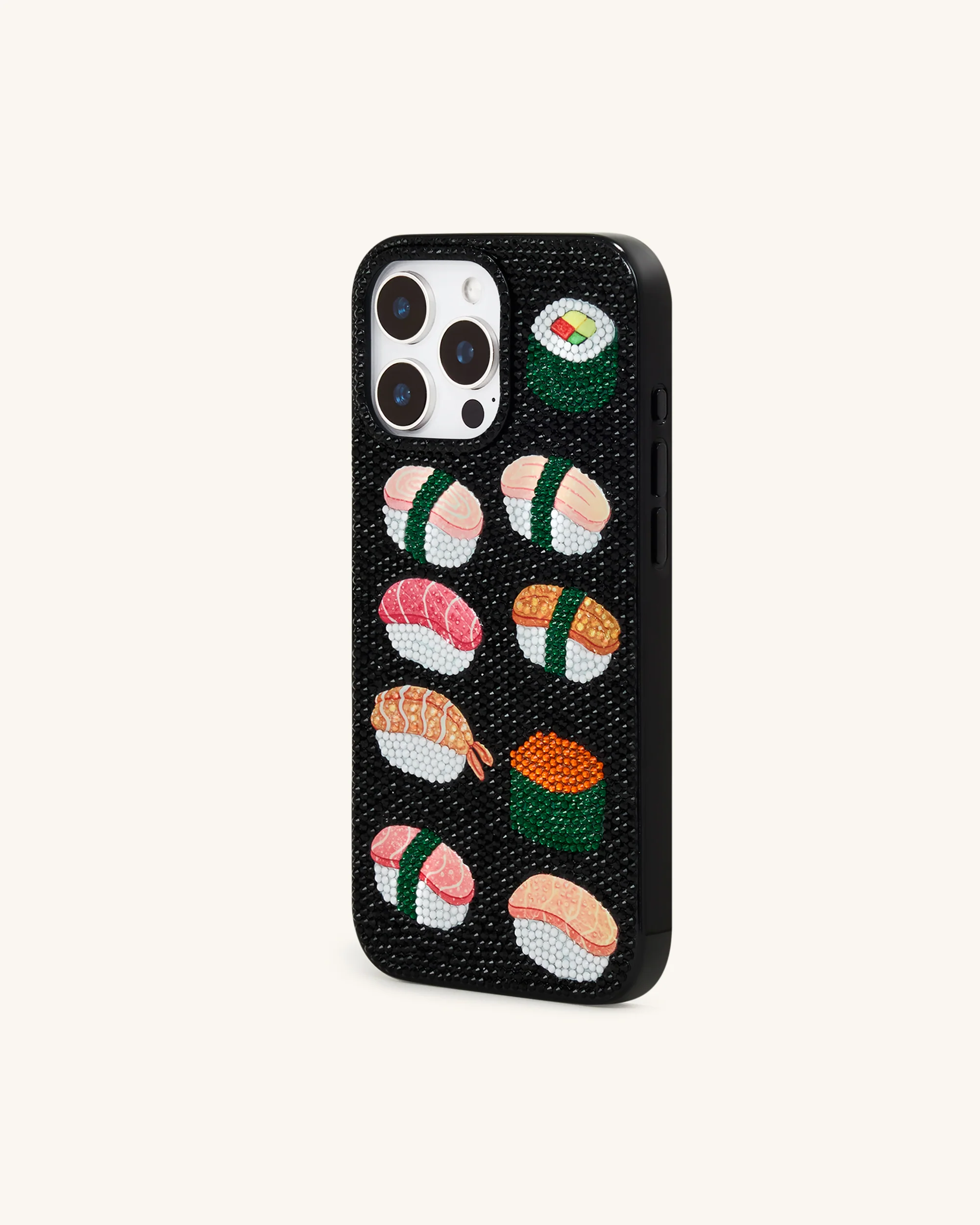 Sushi Phone Case - Multicolor Black - Image 3